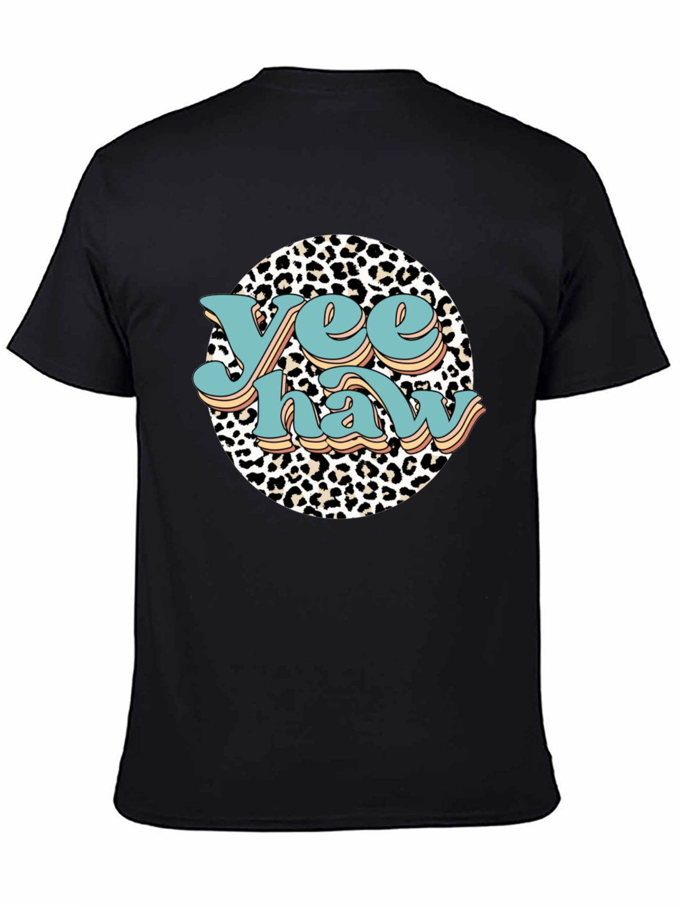 Yeehaw Leopard Print Graphic Tee