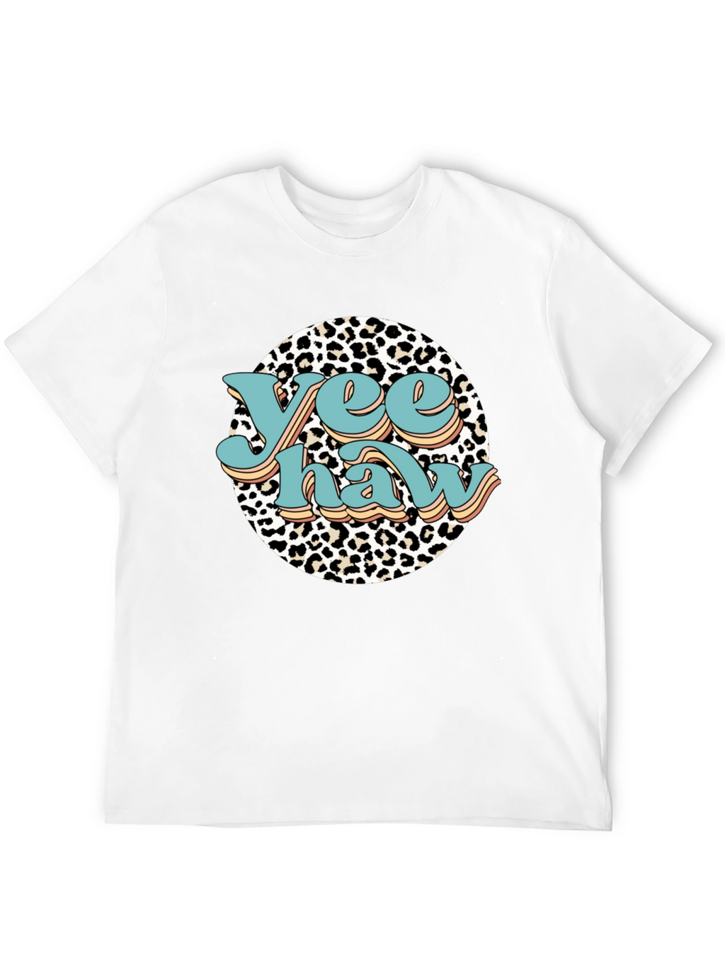 Yeehaw Leopard Print Graphic Tee