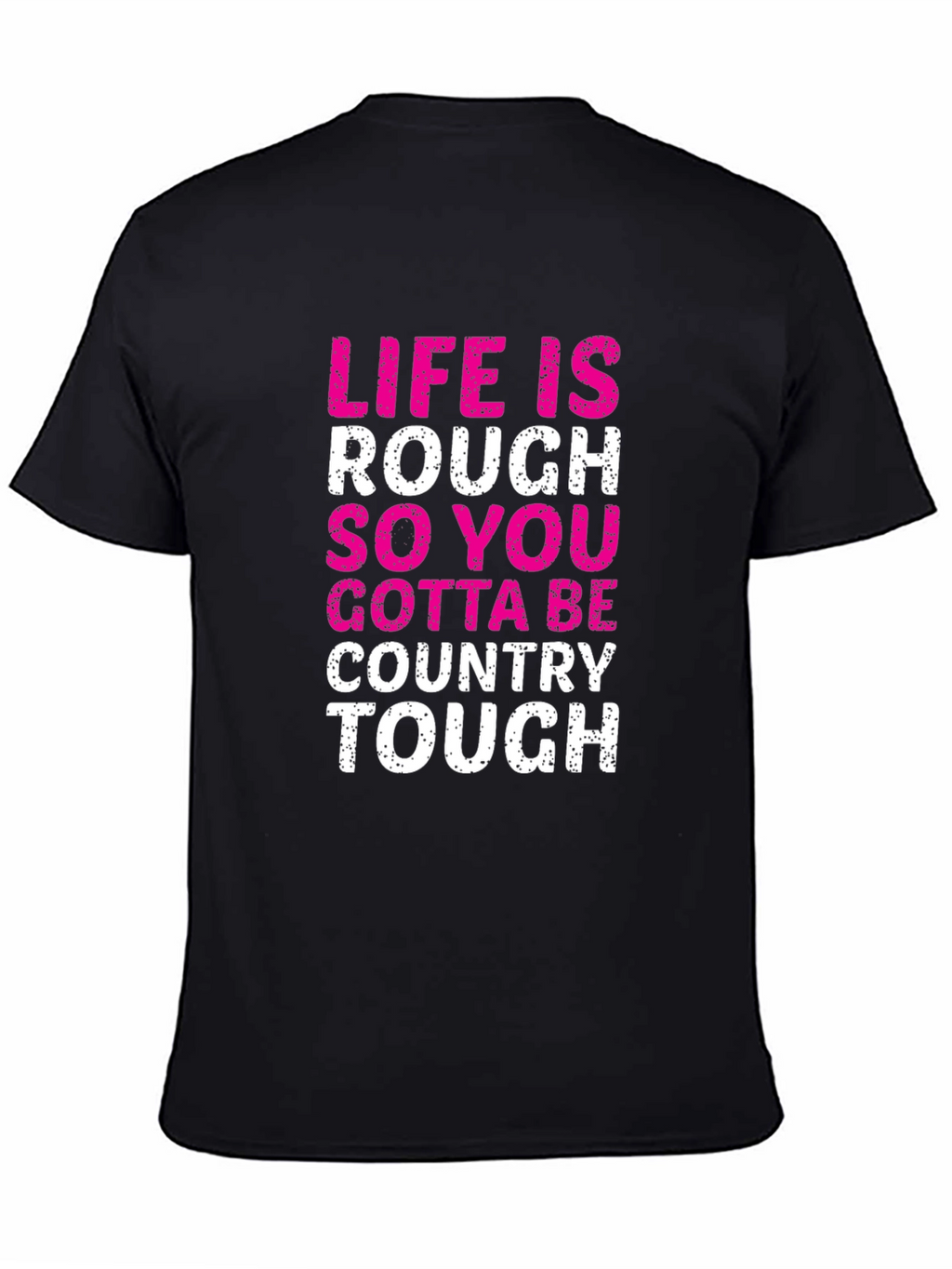 Country Tough Graphic Tee - Mens Black T-Shirt