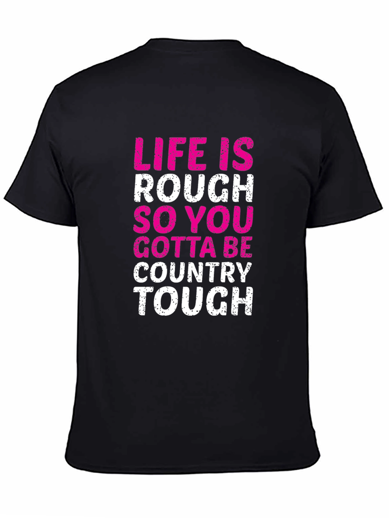 Country Tough Graphic Tee - Mens Black T-Shirt