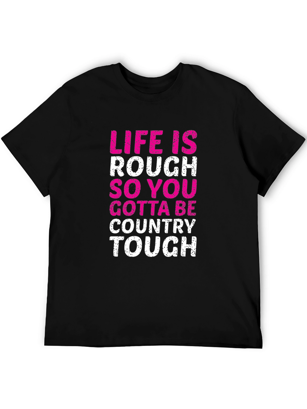 Country Tough Graphic Tee - Mens Black T-Shirt