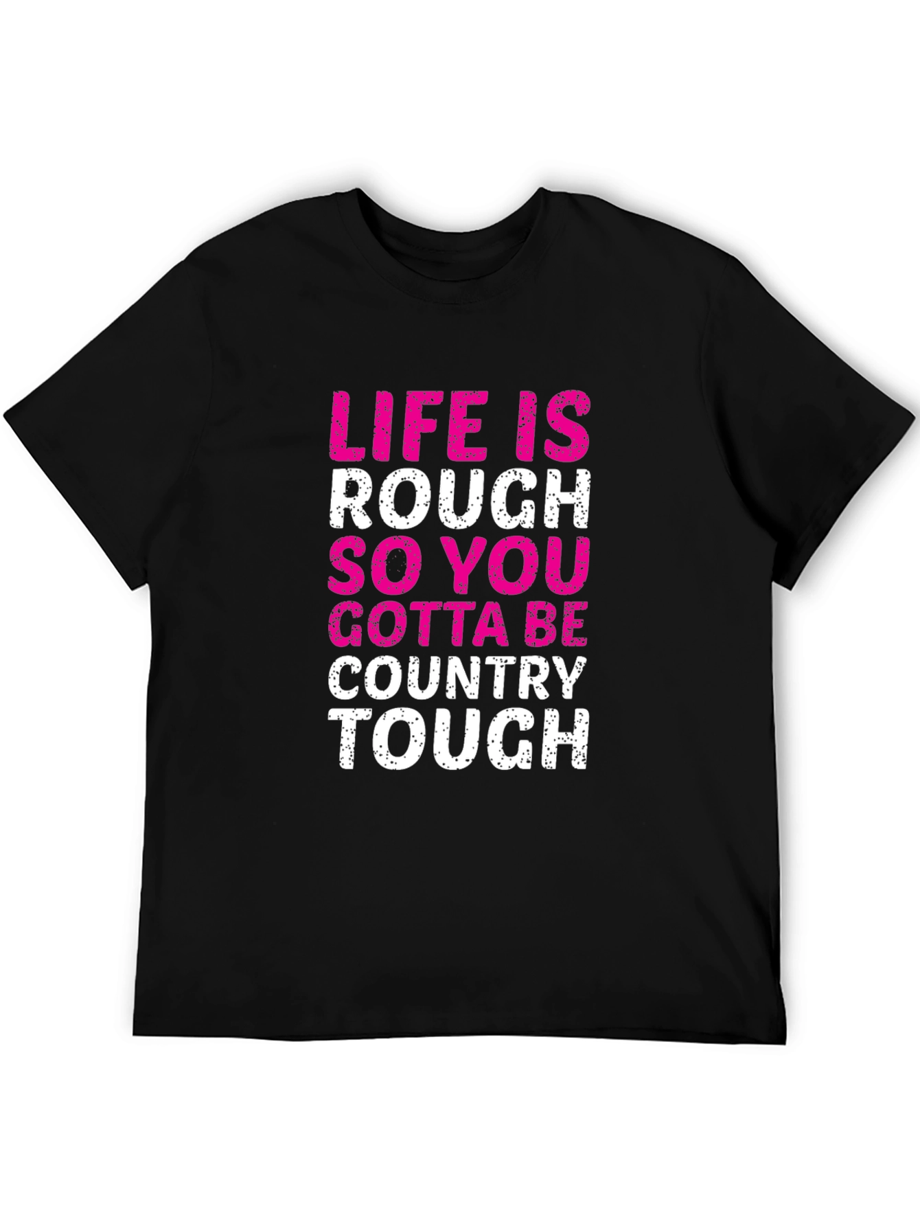 Country Tough Graphic Tee - Mens Black T-Shirt