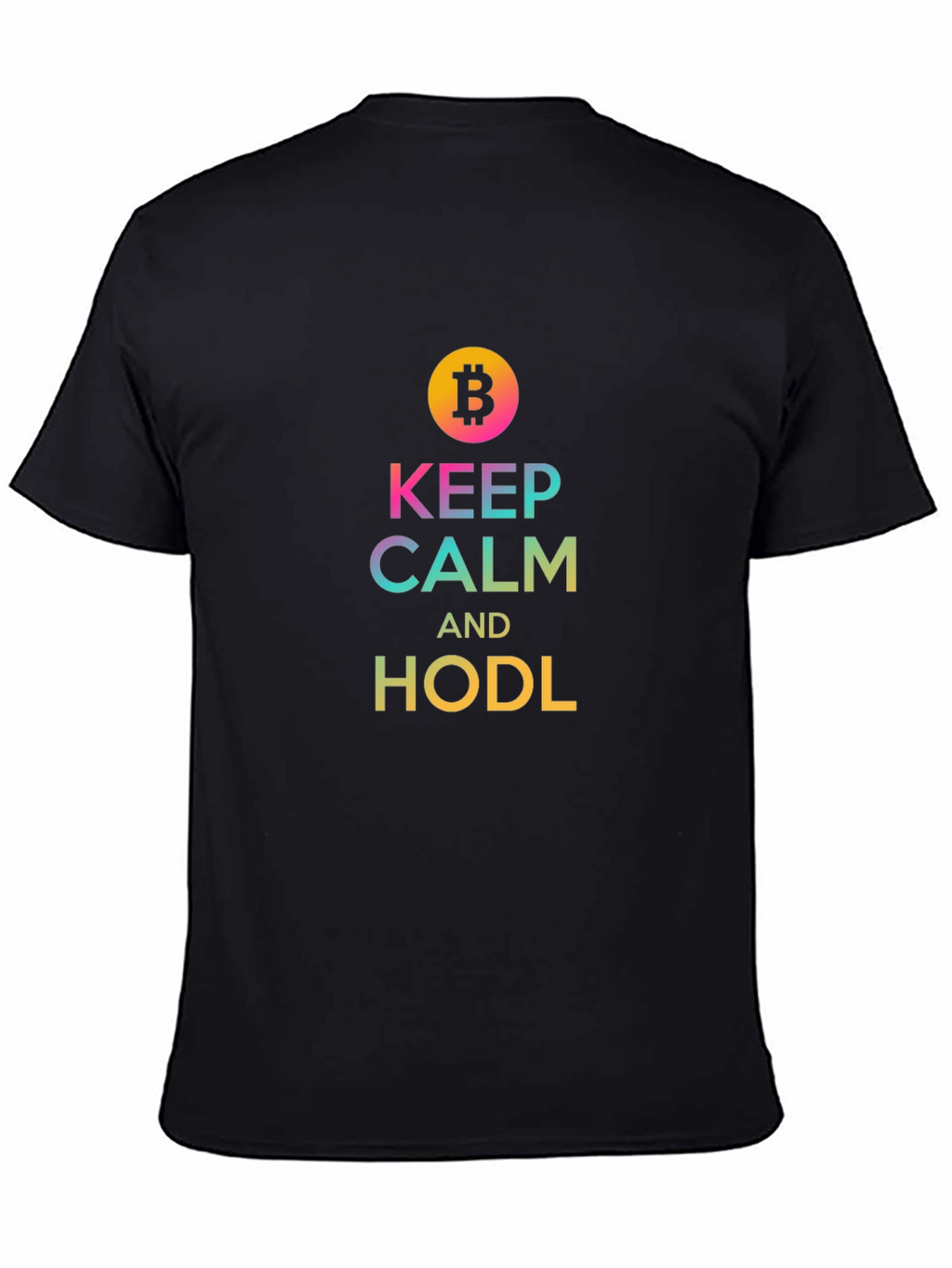 Keep Calm and HODL Bitcoin Crypto Tee