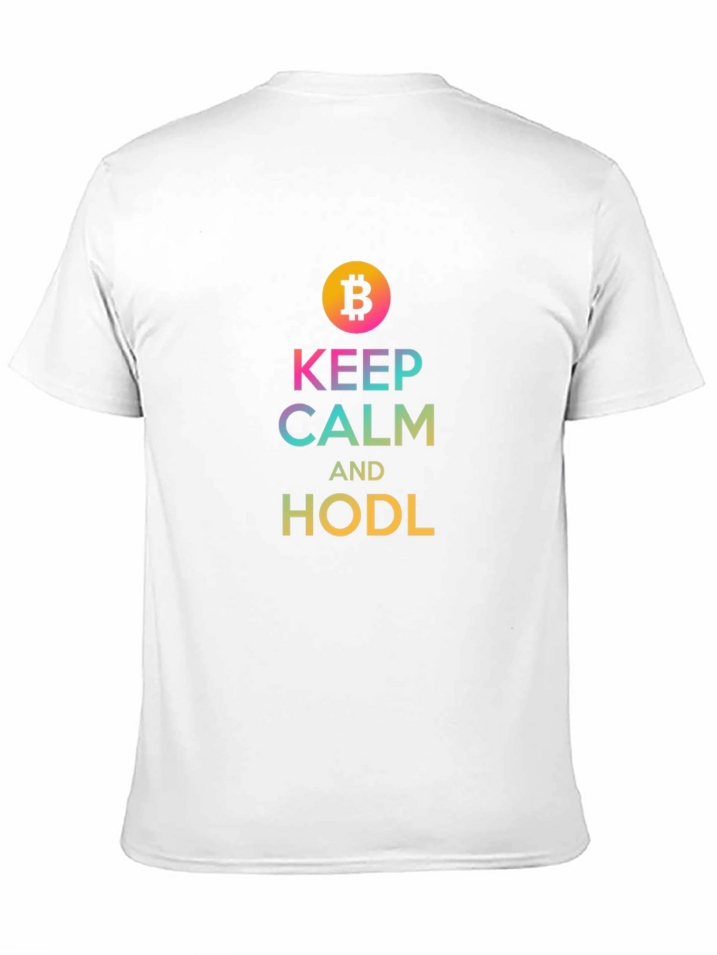 Keep Calm and HODL Bitcoin Crypto Tee