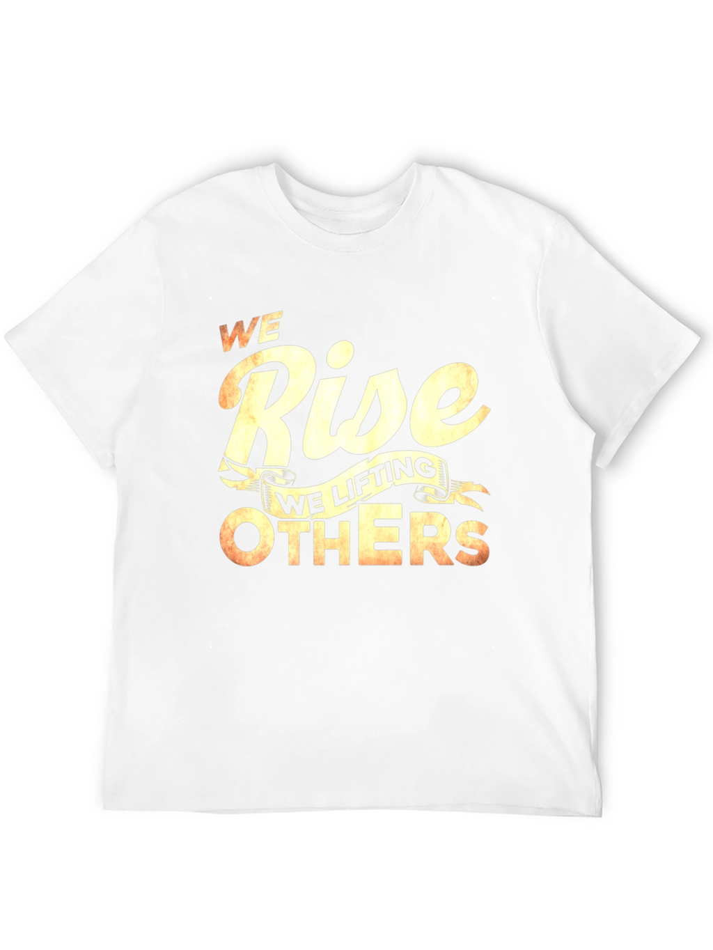 We Rise Lifting Others Graphic Black T-Shirt