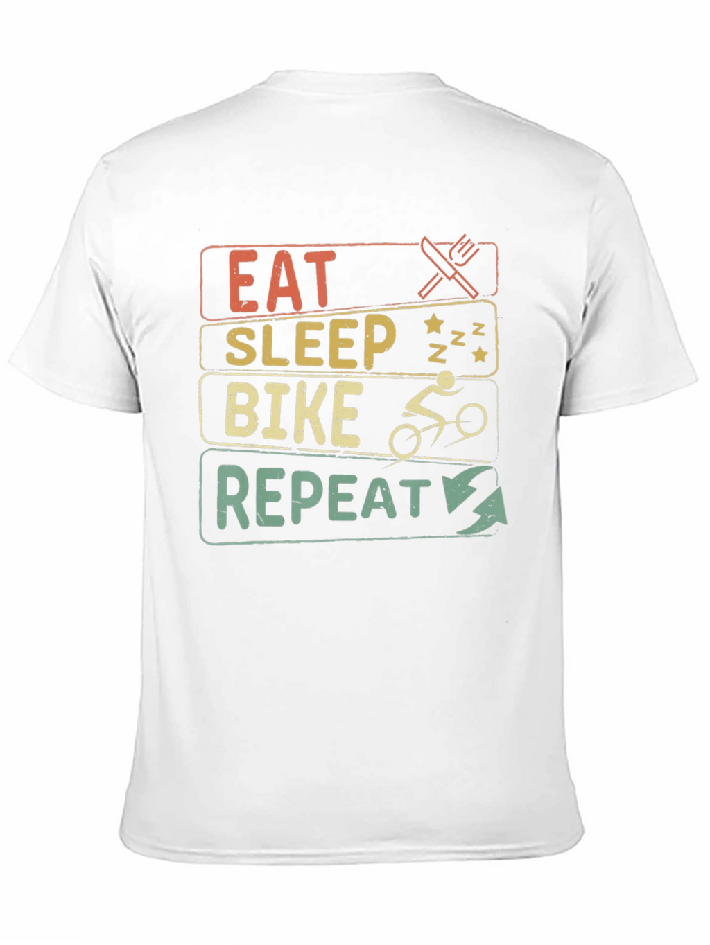 Eat Sleep Bike Repeat Graphic T-Shirt