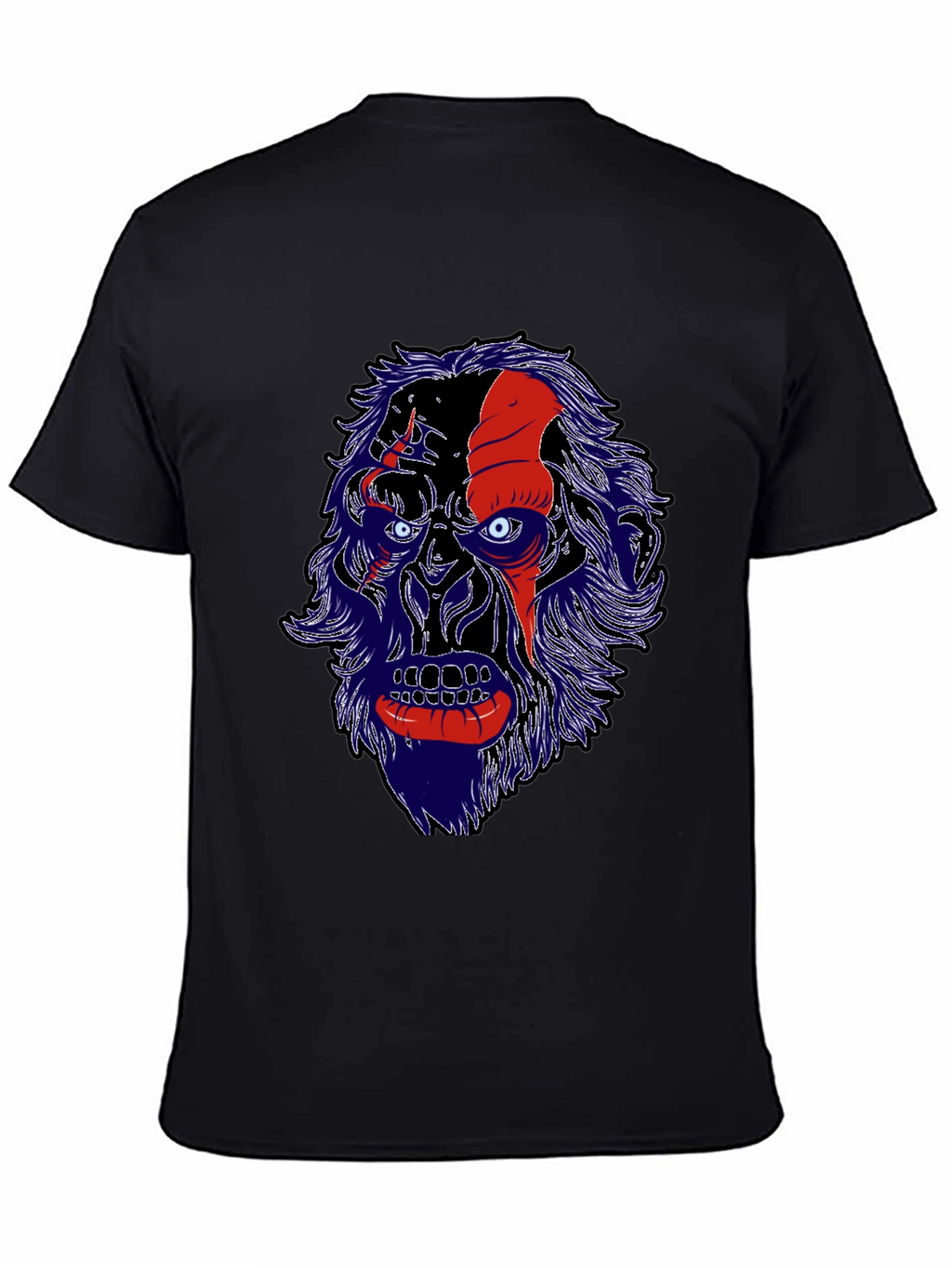 Unique Graphic Tee - Gorilla Face Design