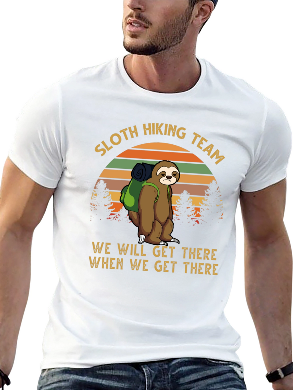 Sloth Hiking Team Tee - We Will Get There