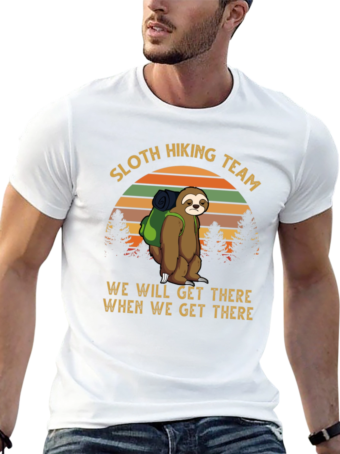 Sloth Hiking Team Tee - We Will Get There