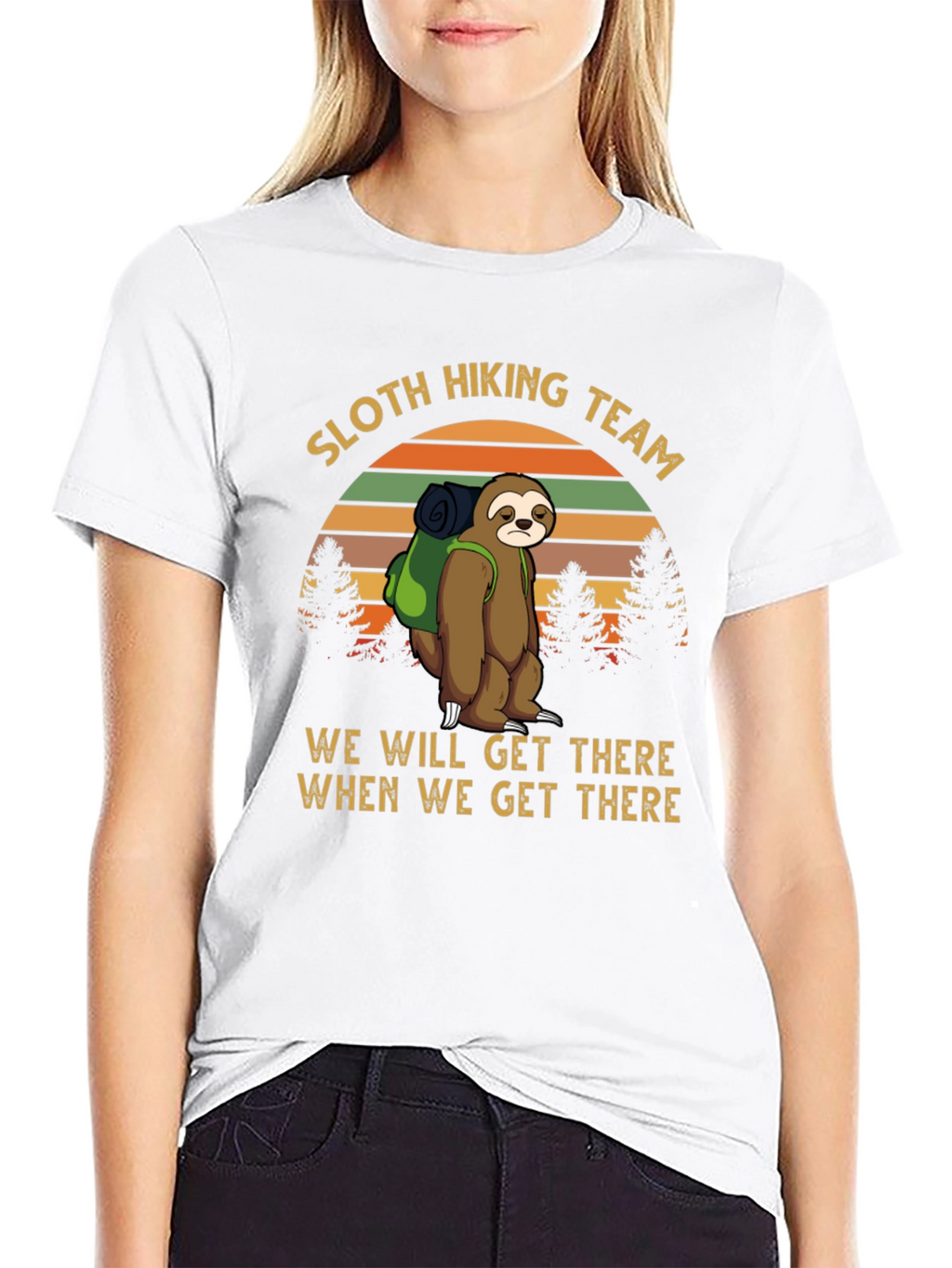 Sloth Hiking Team Tee - We Will Get There