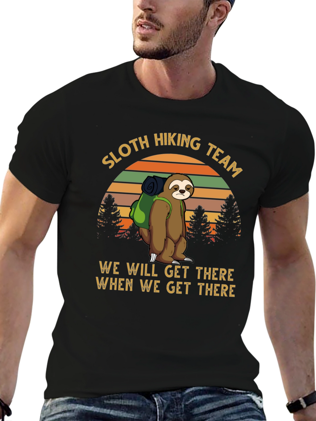 Sloth Hiking Team Tee - We Will Get There