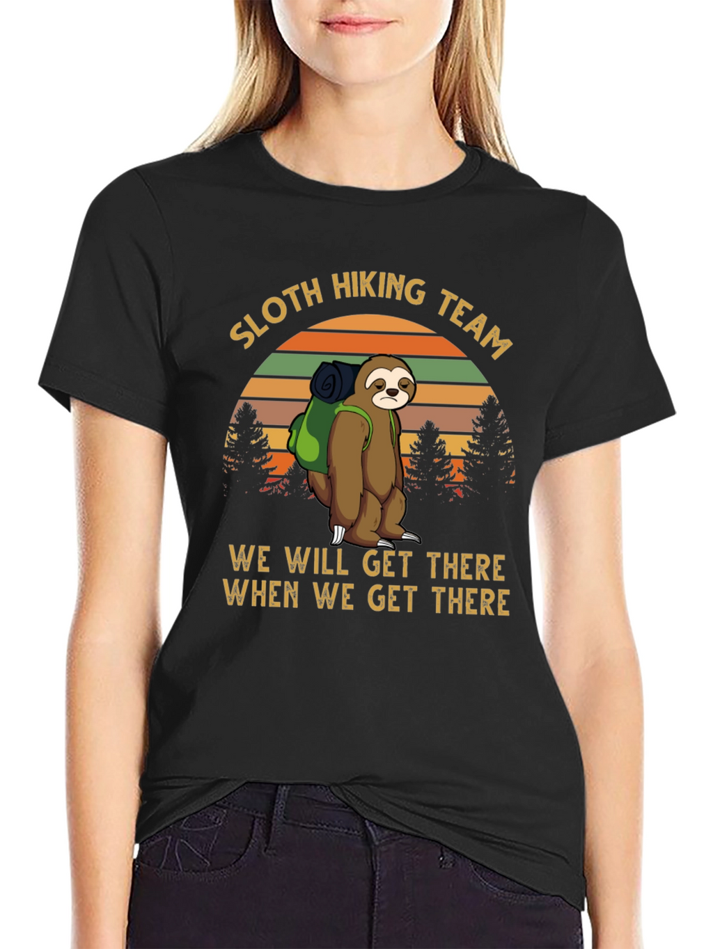 Sloth Hiking Team Tee - We Will Get There