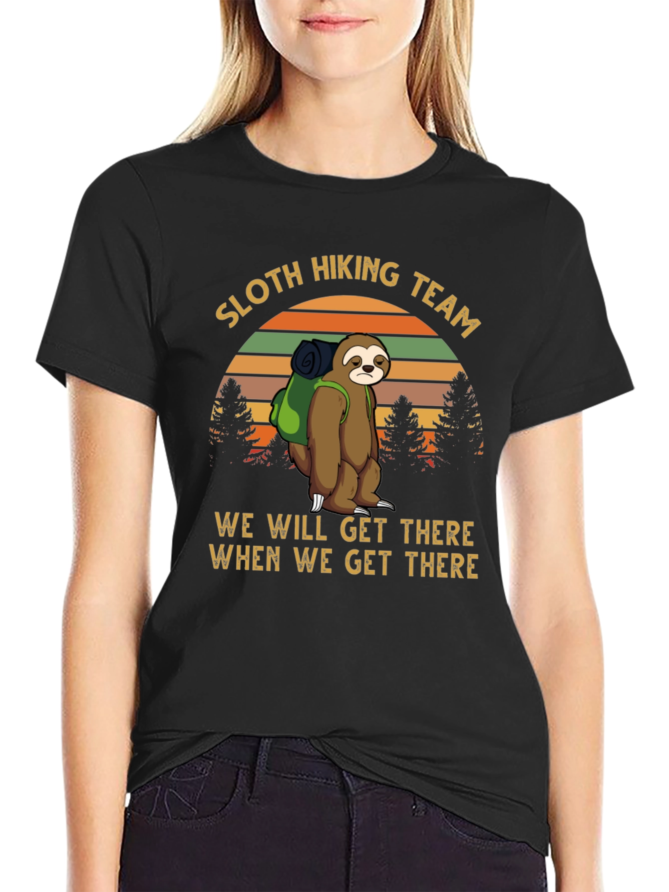 Sloth Hiking Team Tee - We Will Get There