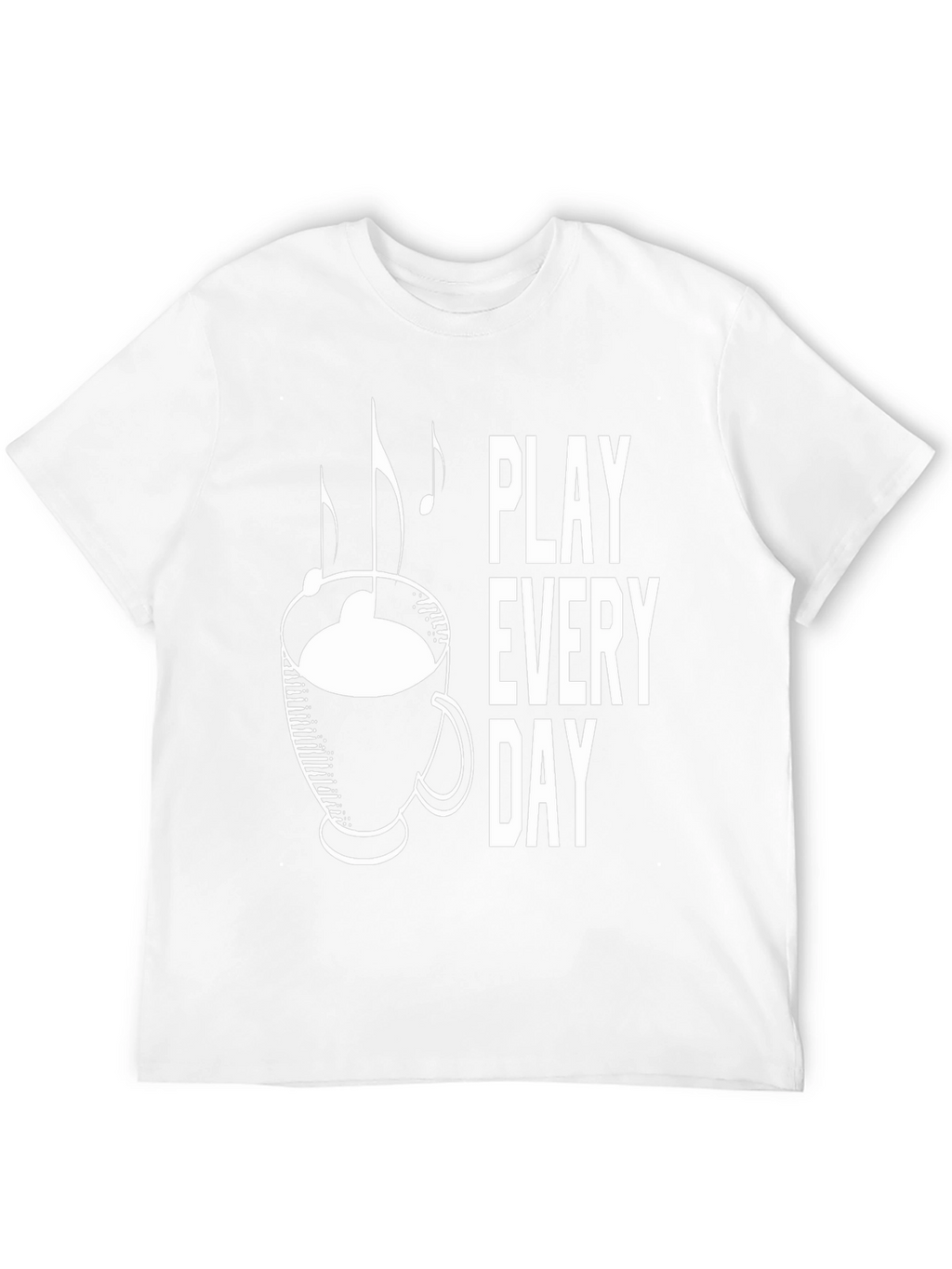 Play Every Day Coffee Music Graphic Tee