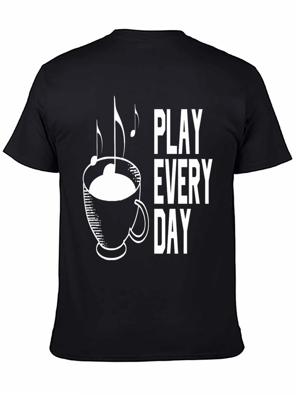 Play Every Day Coffee Music Graphic Tee