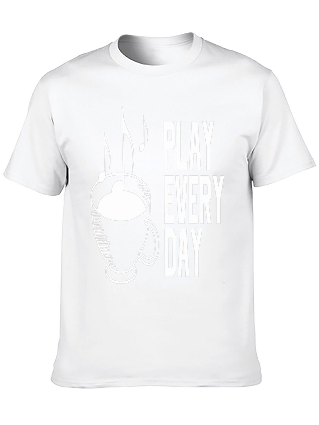 Play Every Day Coffee Music Graphic Tee