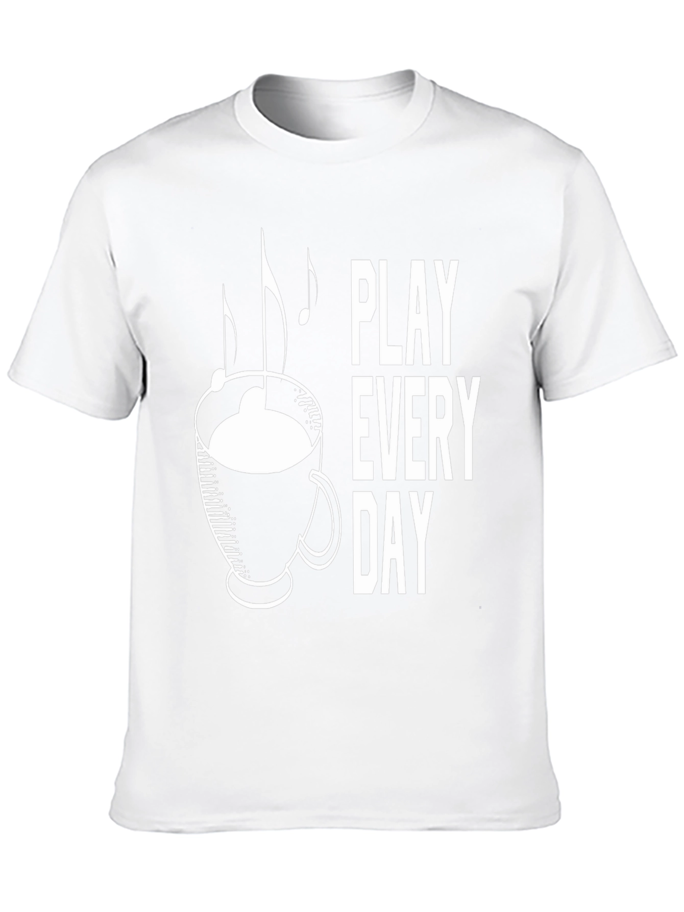 Play Every Day Coffee Music Graphic Tee
