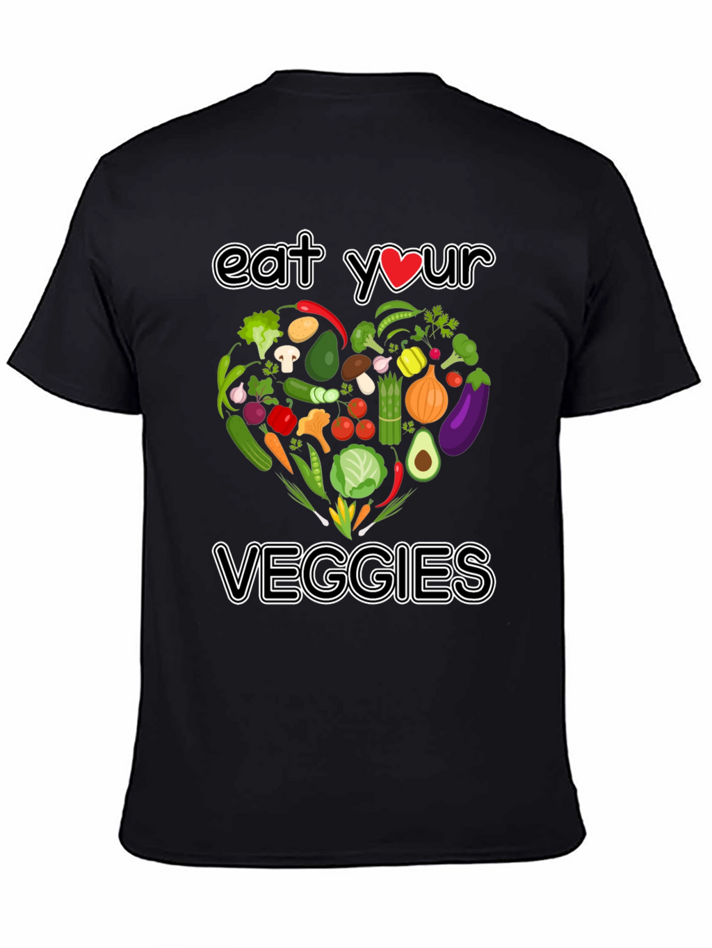 Eat Your Veggies T-Shirt - Vegan Graphic Tee