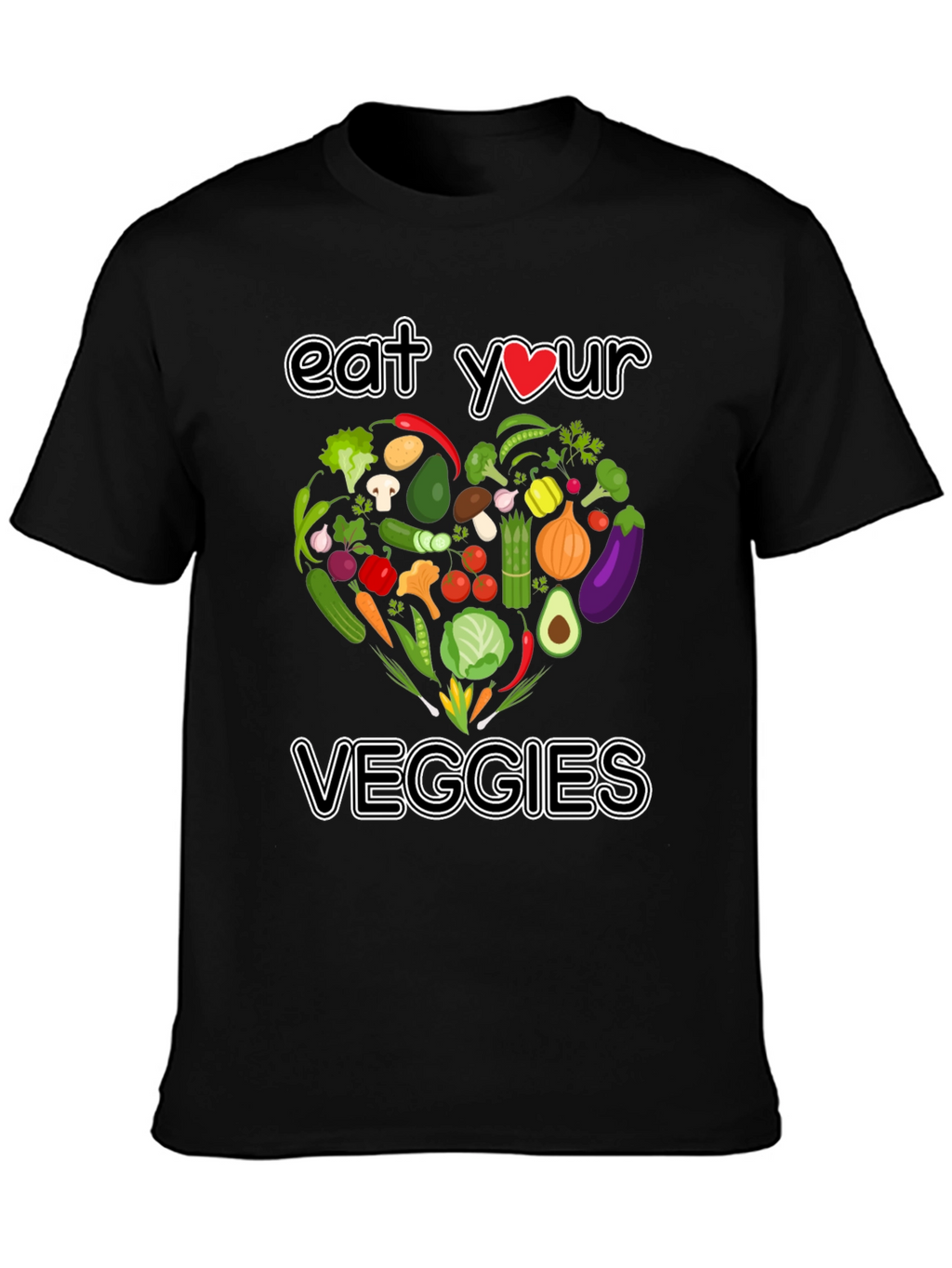 Eat Your Veggies T-Shirt - Vegan Graphic Tee