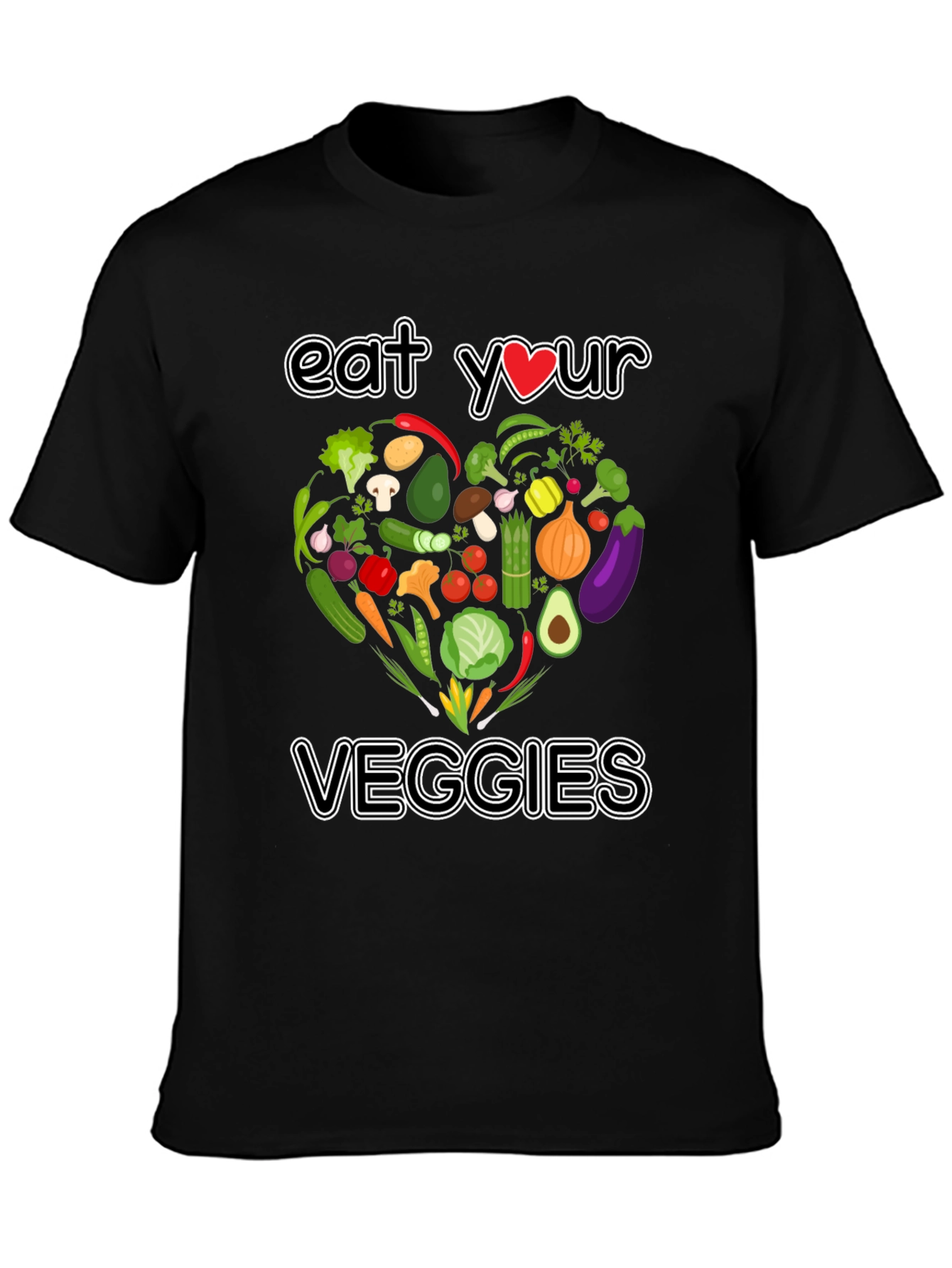 Eat Your Veggies T-Shirt - Vegan Graphic Tee