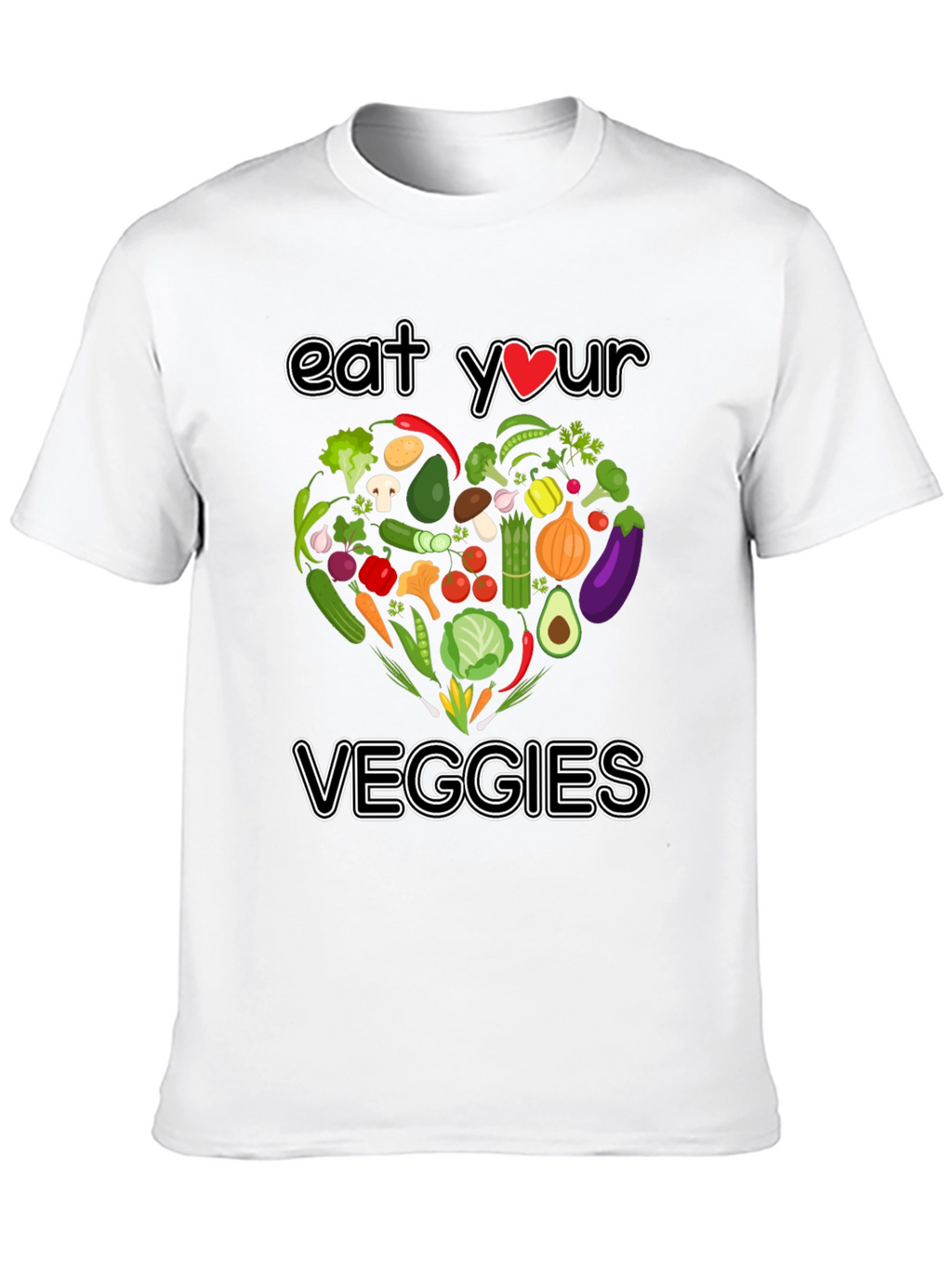 Eat Your Veggies T-Shirt - Vegan Graphic Tee