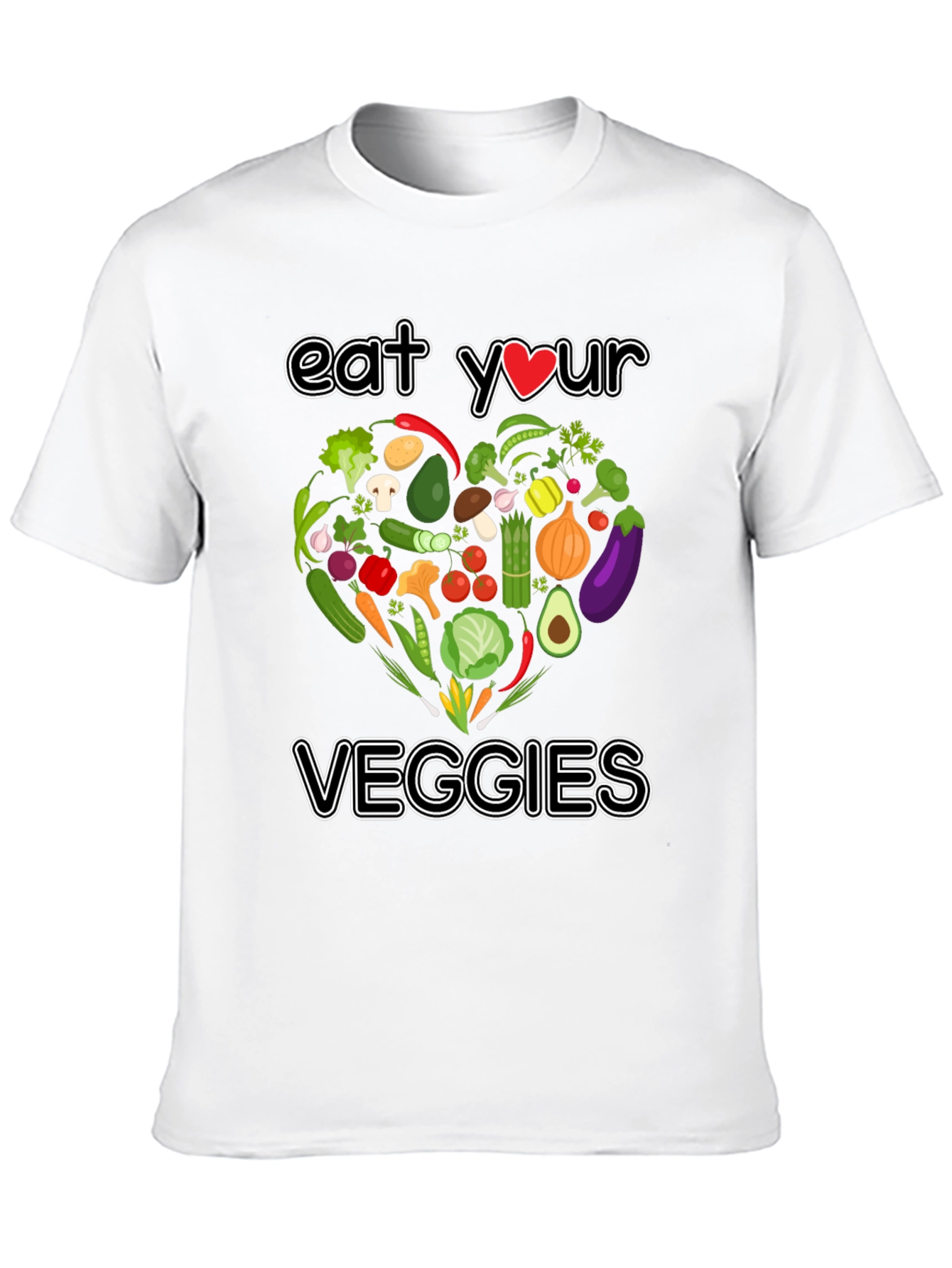 Eat Your Veggies T-Shirt - Vegan Graphic Tee