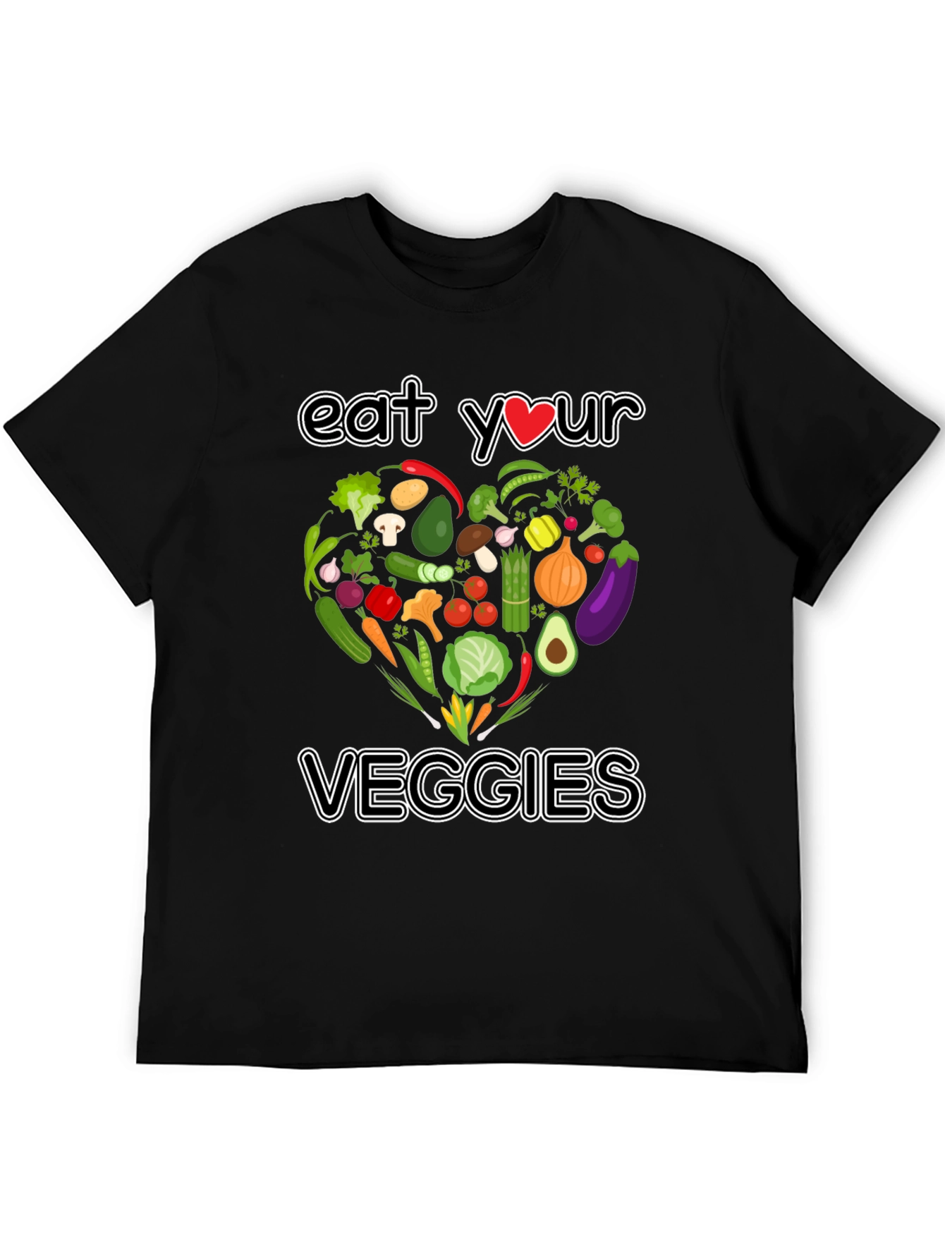 Eat Your Veggies T-Shirt - Vegan Graphic Tee