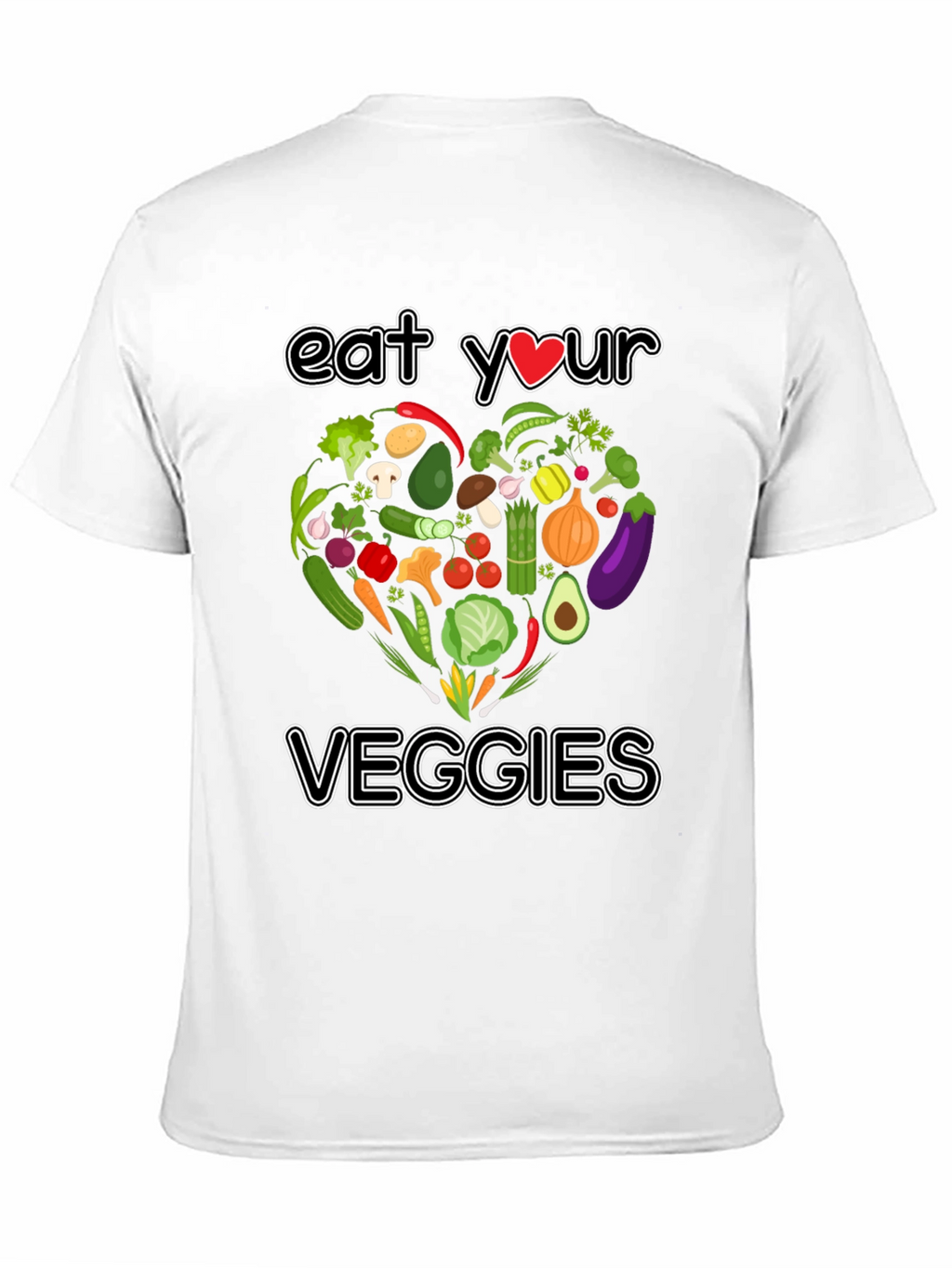 Eat Your Veggies T-Shirt - Vegan Graphic Tee