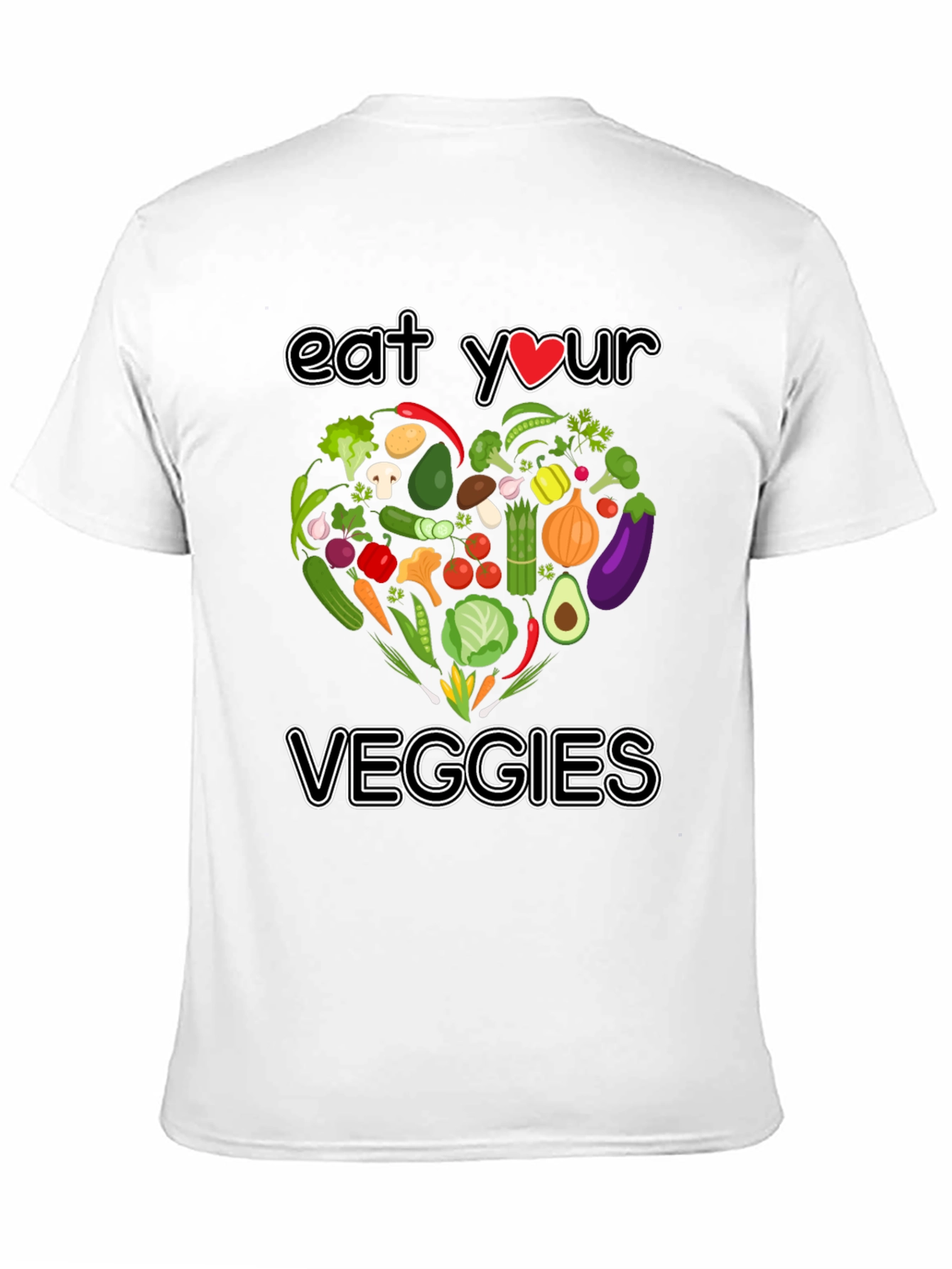 Eat Your Veggies T-Shirt - Vegan Graphic Tee