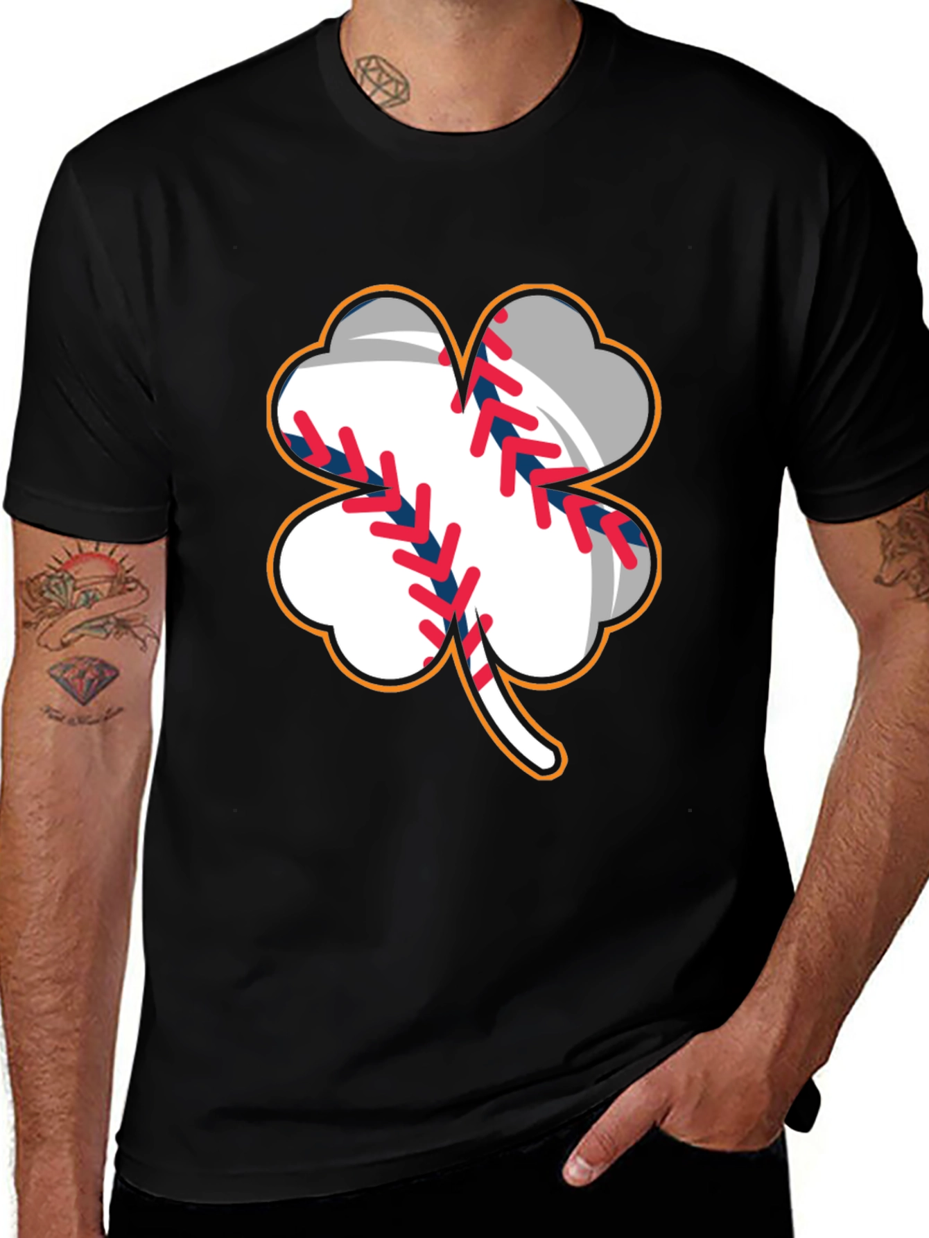 Baseball Shamrock T-Shirt St. Patricks Day