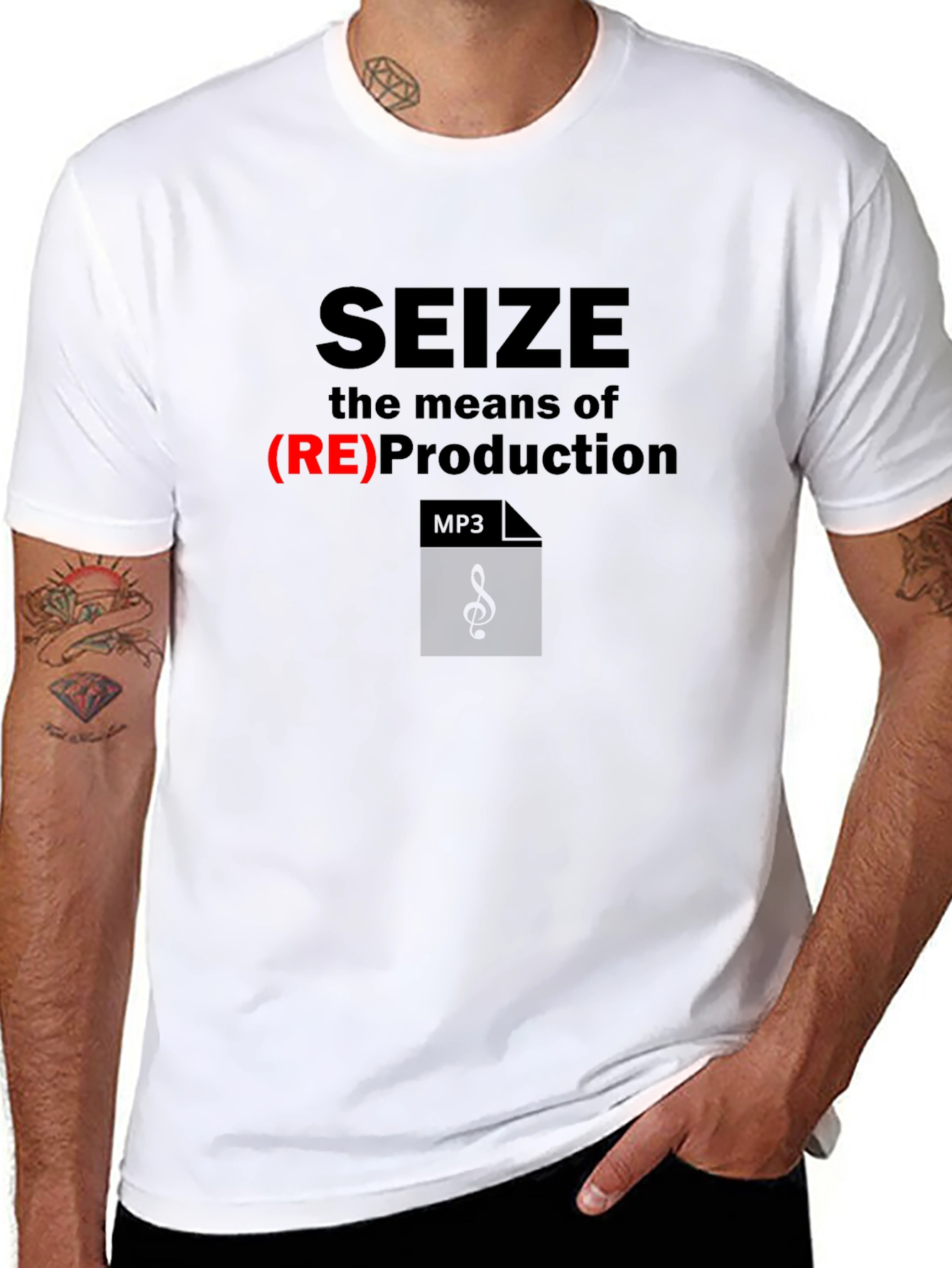 Seize the Means T-Shirt - Music Production Design
