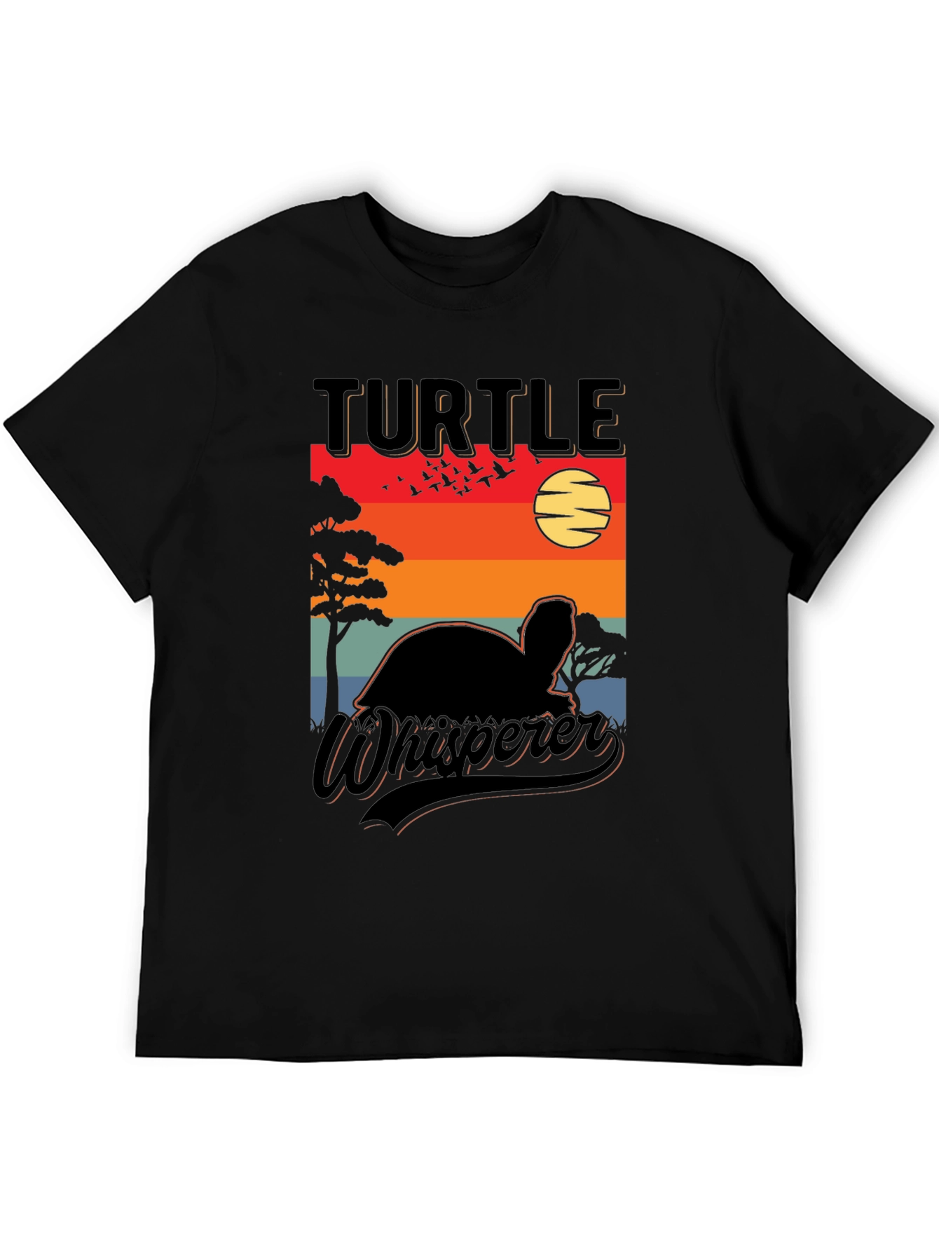 Turtle Whisperer Graphic Tee - Sunset Design