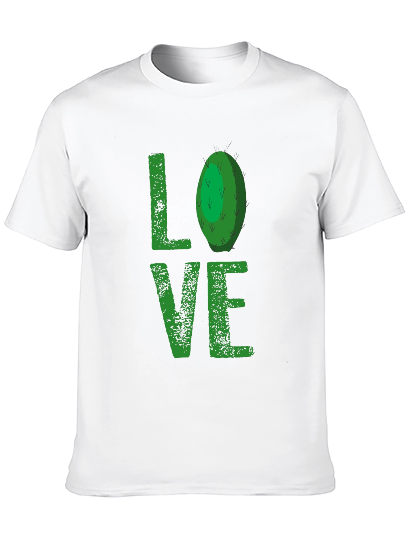 Cactus Love T-Shirt - Green Print