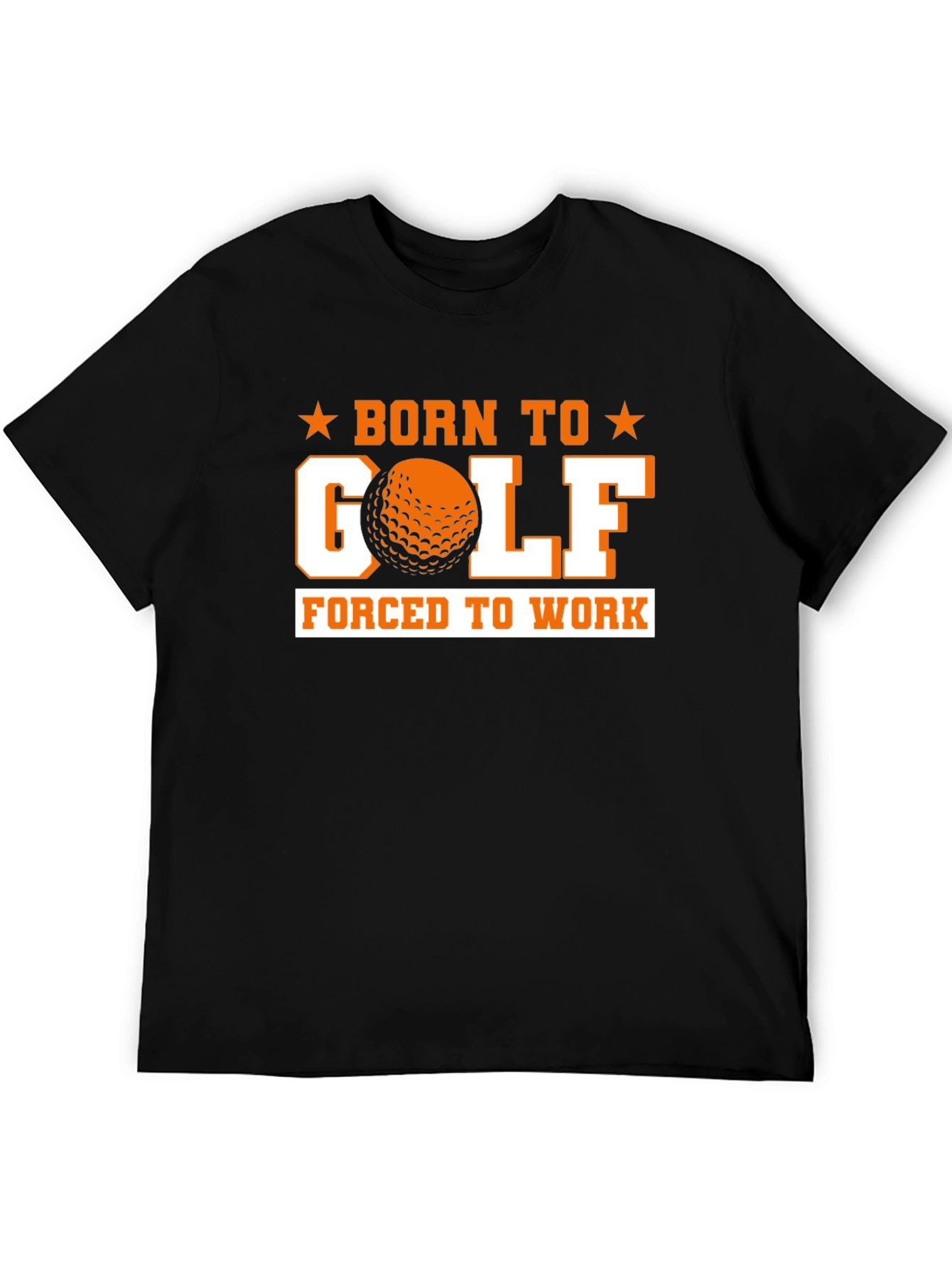 Born to Golf Black Graphic Tee
