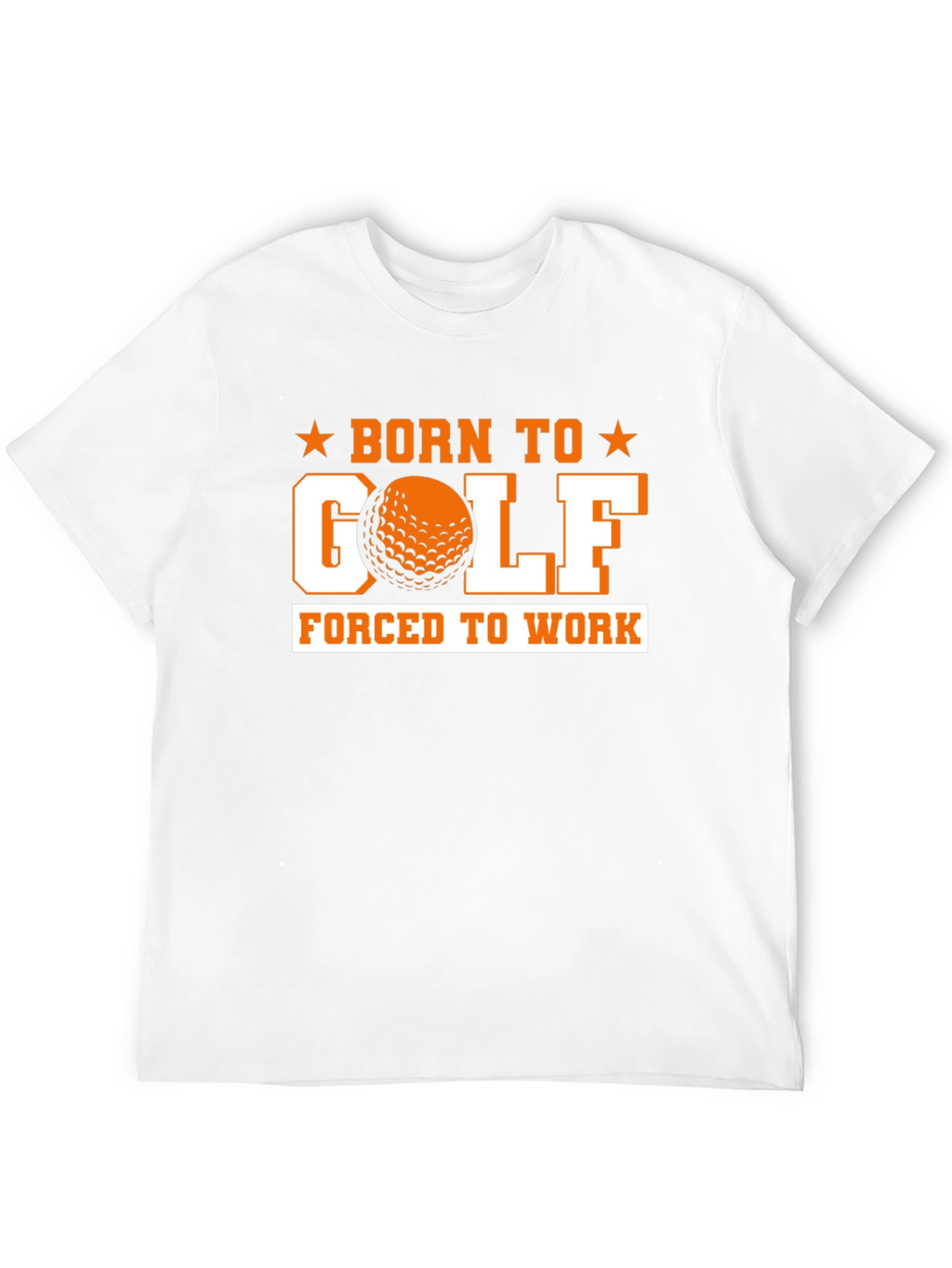 Born to Golf Black Graphic Tee