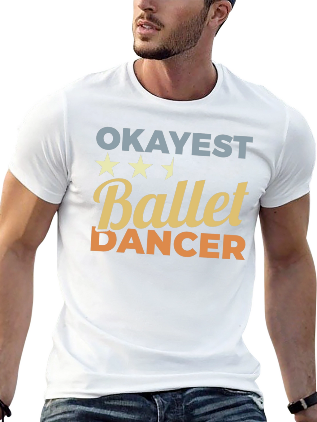 Okayest Ballet Dancer T-Shirt - Funny Dance Tee
