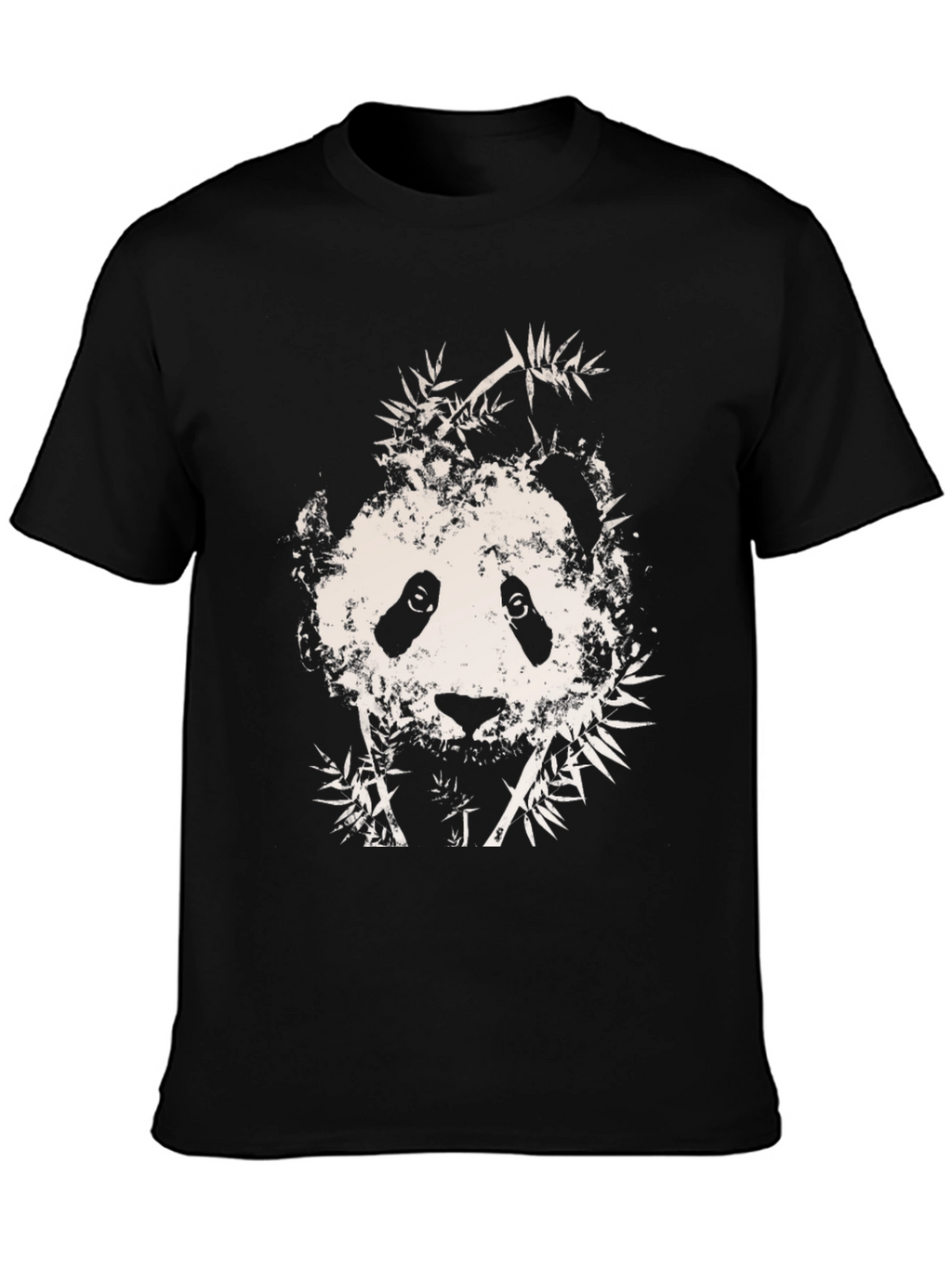 Panda Graphic Black T-Shirt