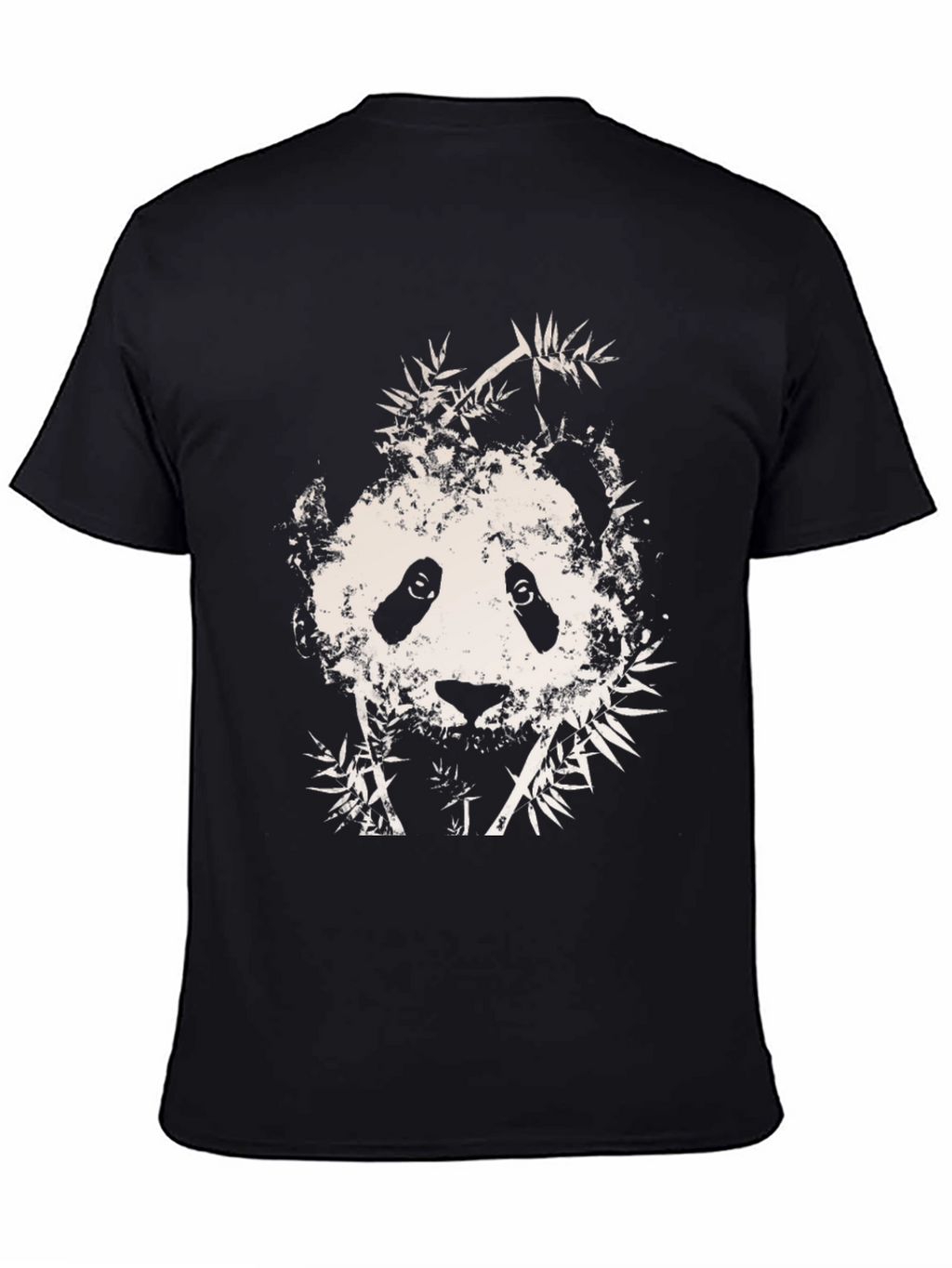 Panda Graphic Black T-Shirt