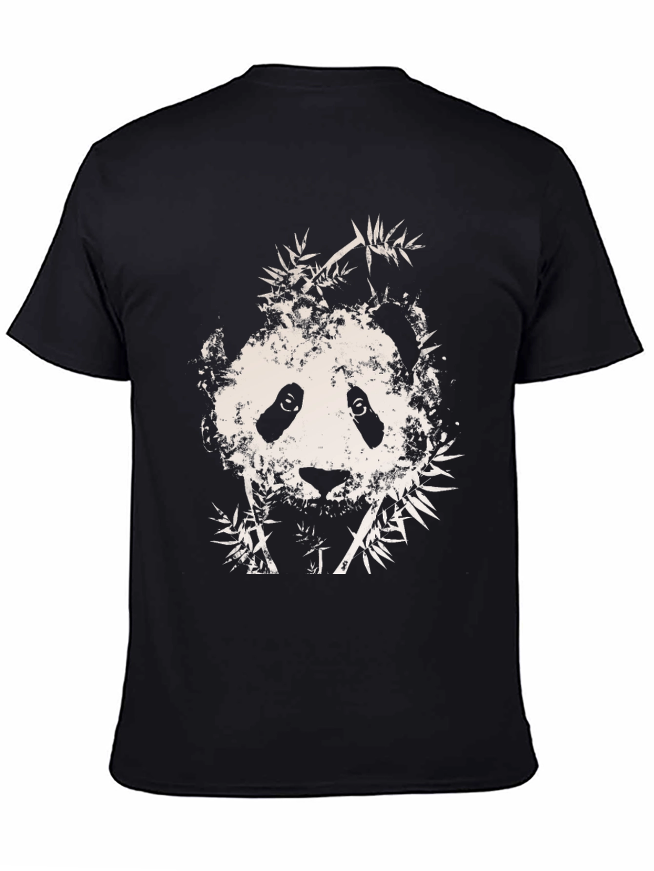 Panda Graphic Black T-Shirt