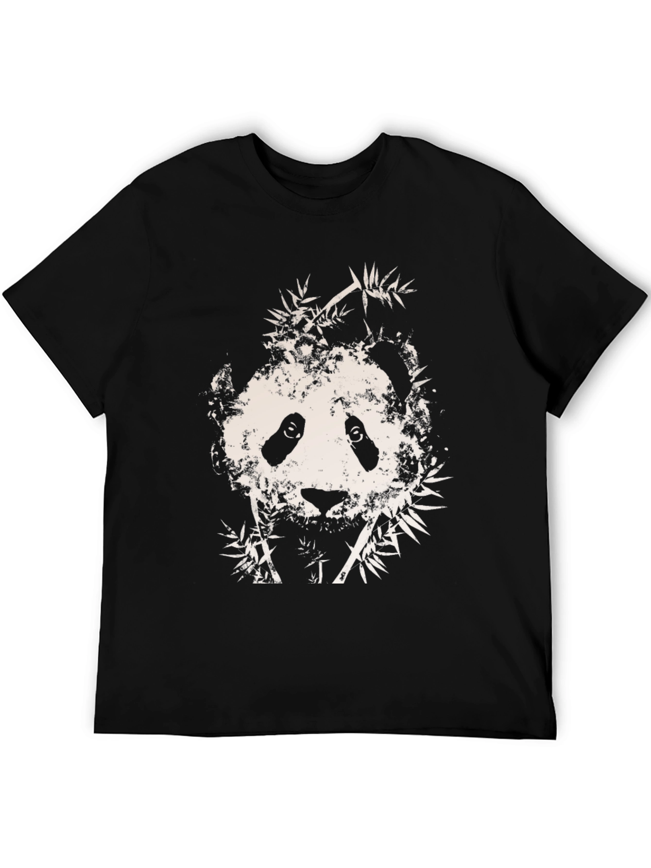 Panda Graphic Black T-Shirt