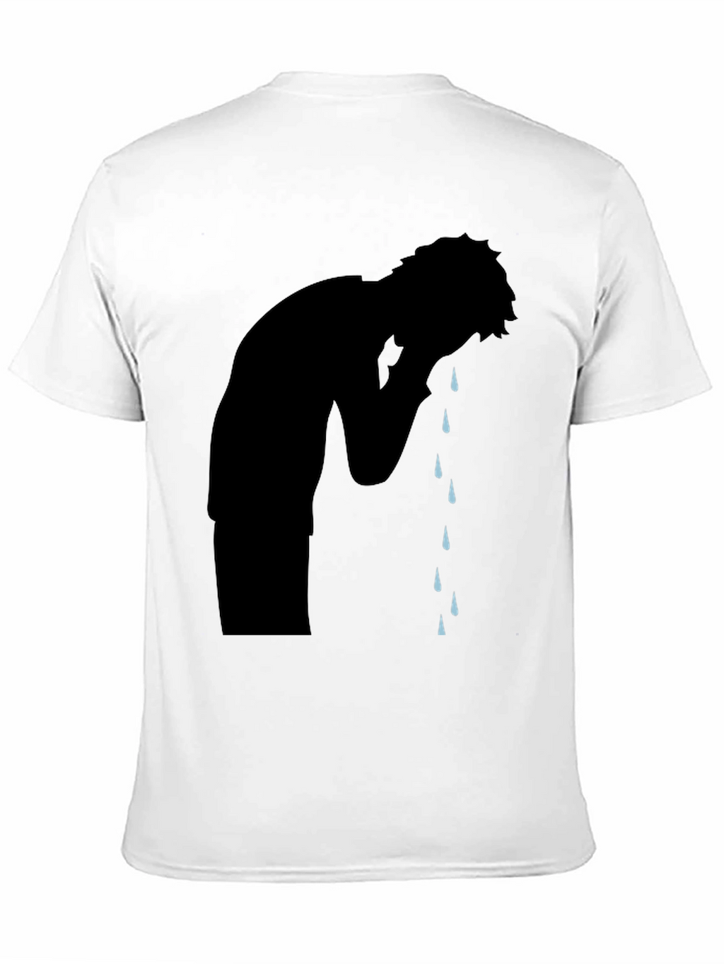 Emotional Silhouette Graphic T-Shirt