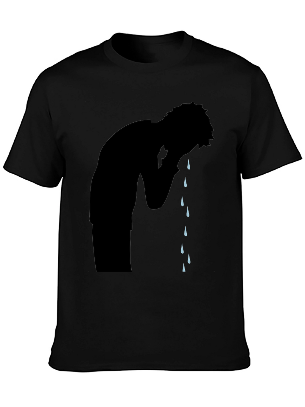 Emotional Silhouette Graphic T-Shirt