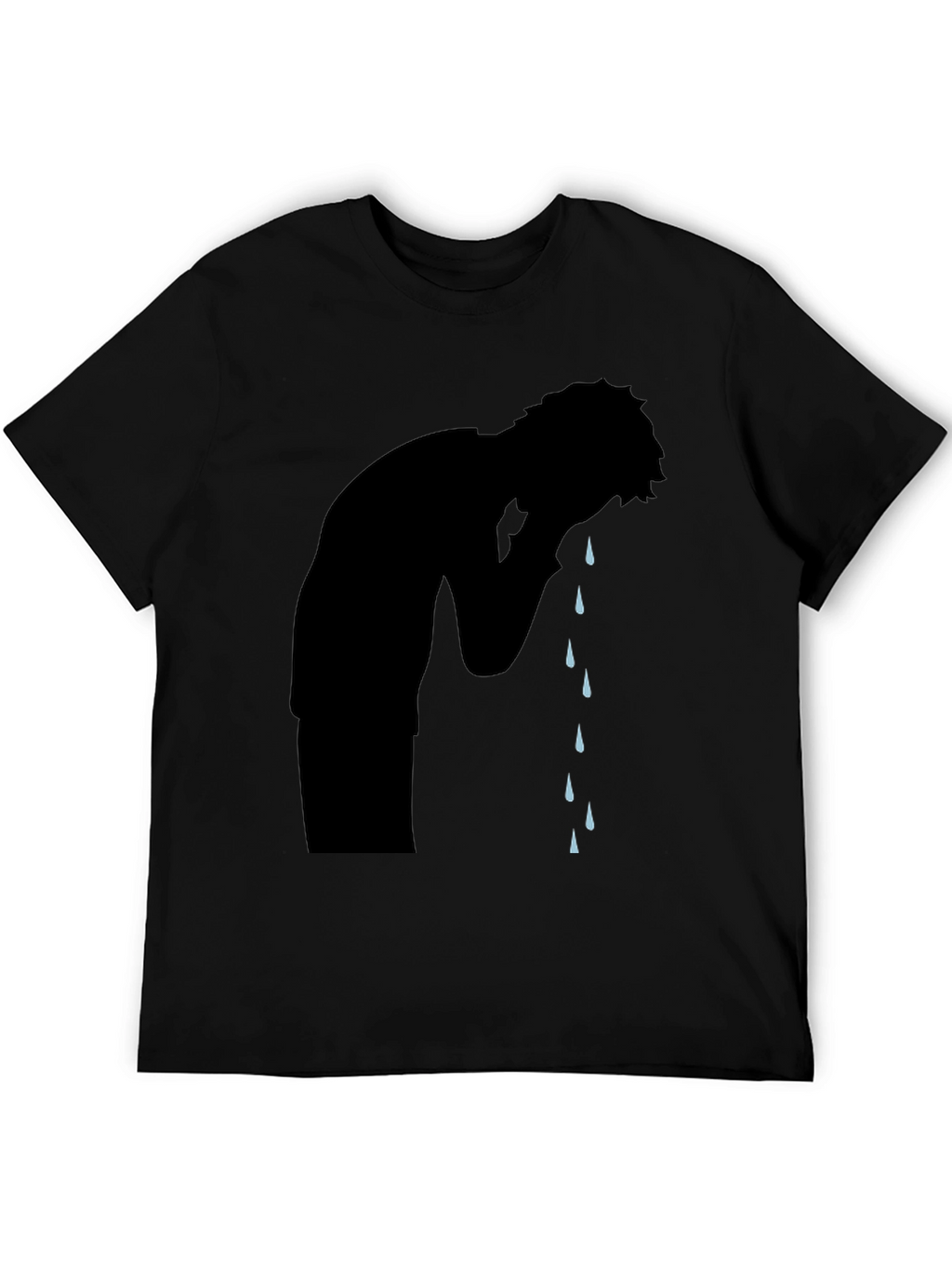 Emotional Silhouette Graphic T-Shirt