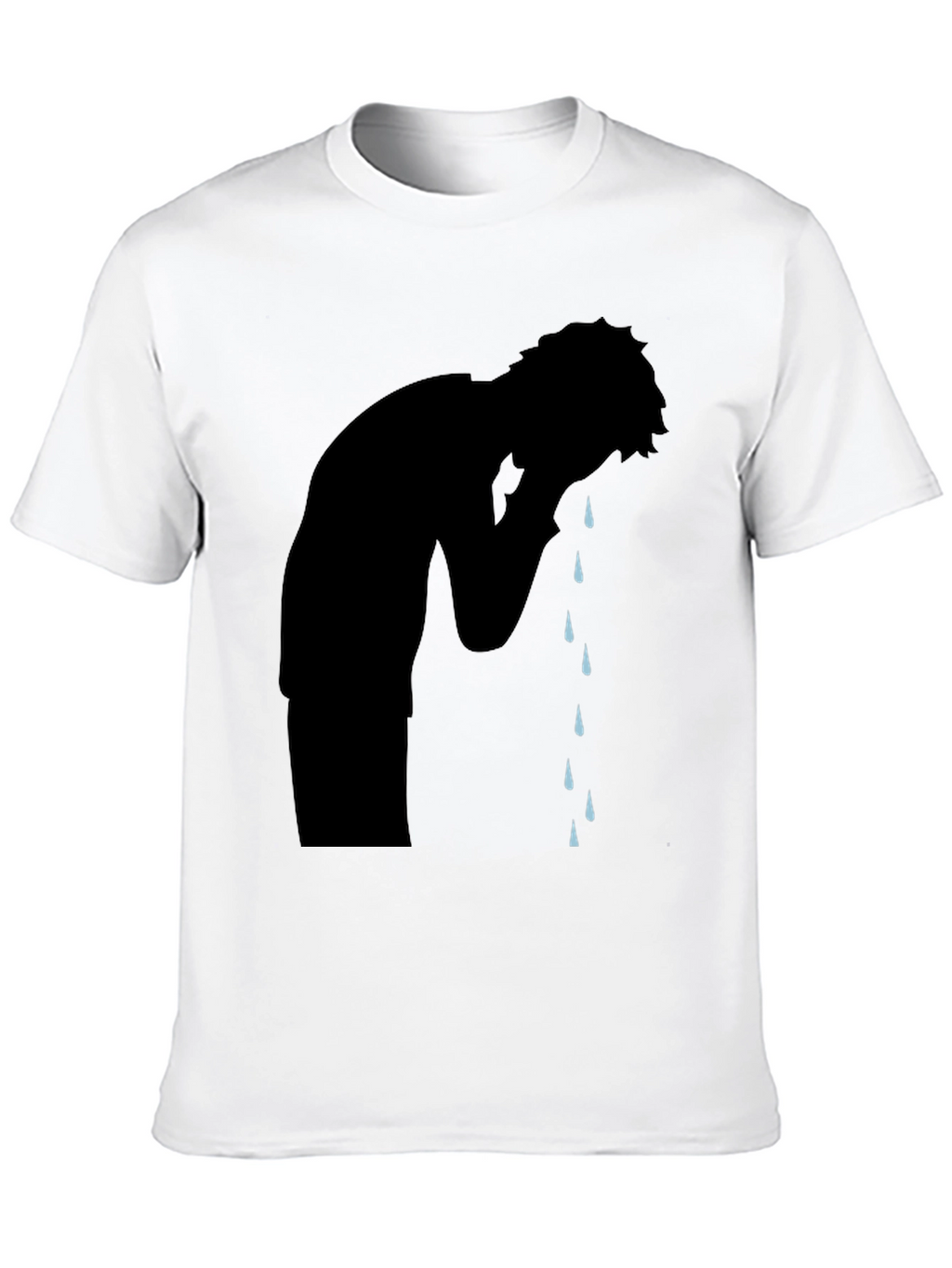 Emotional Silhouette Graphic T-Shirt