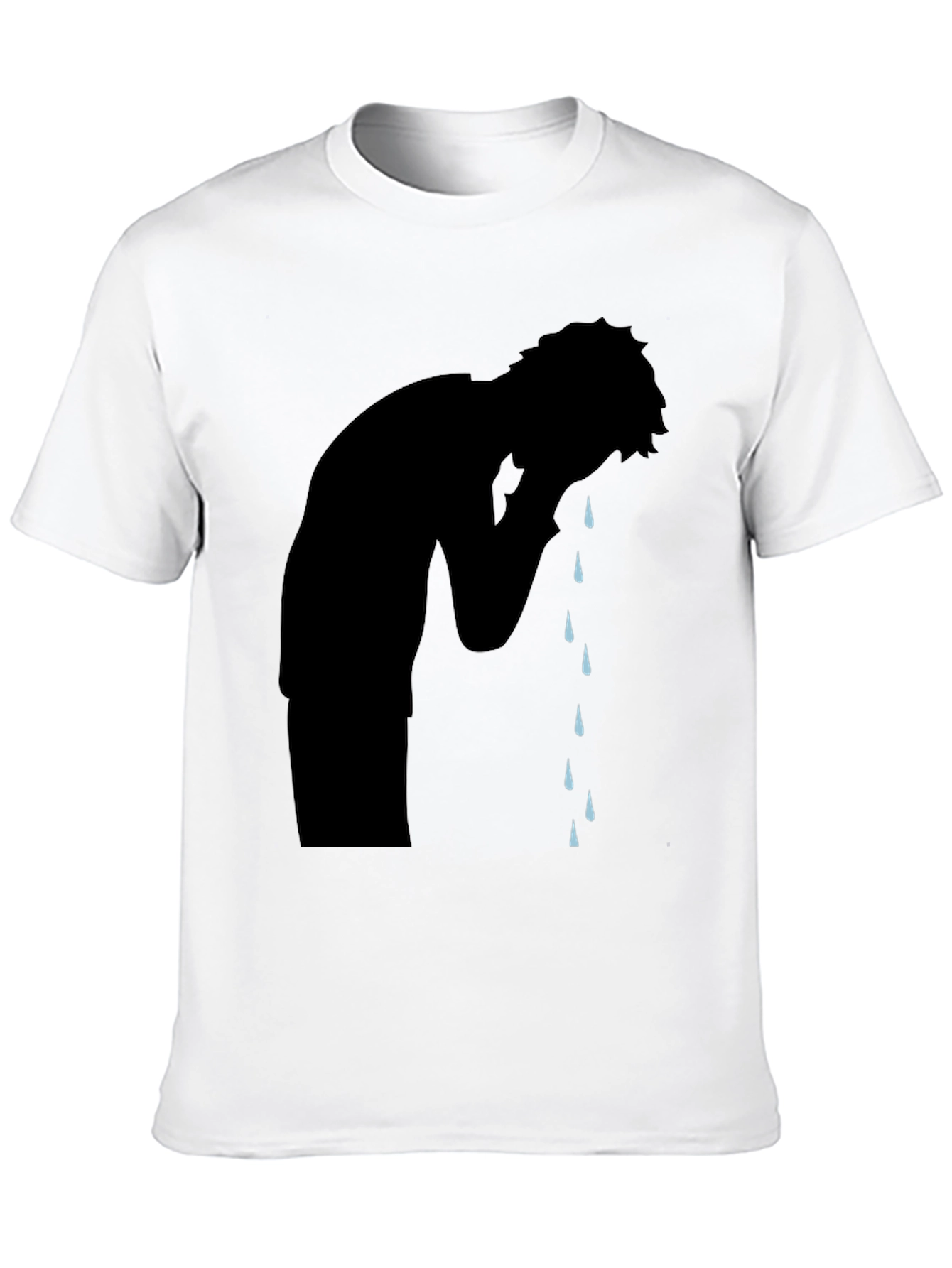 Emotional Silhouette Graphic T-Shirt