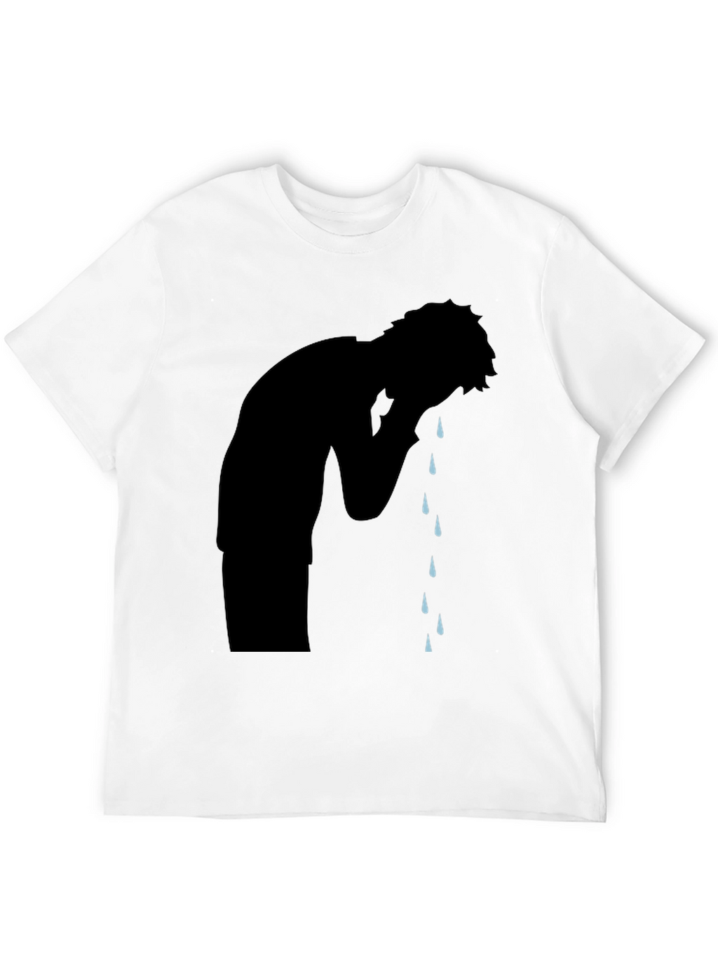 Emotional Silhouette Graphic T-Shirt