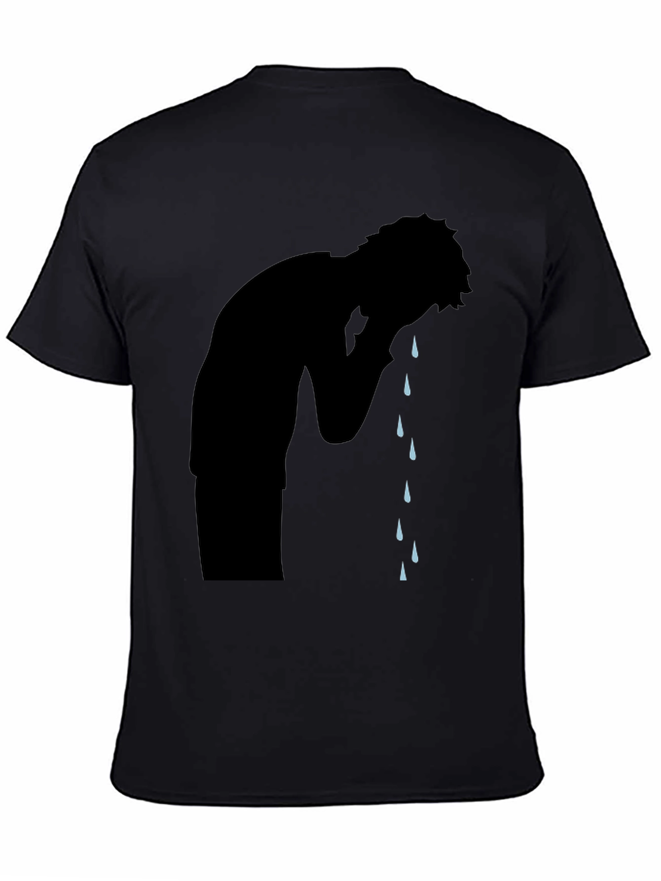Emotional Silhouette Graphic T-Shirt