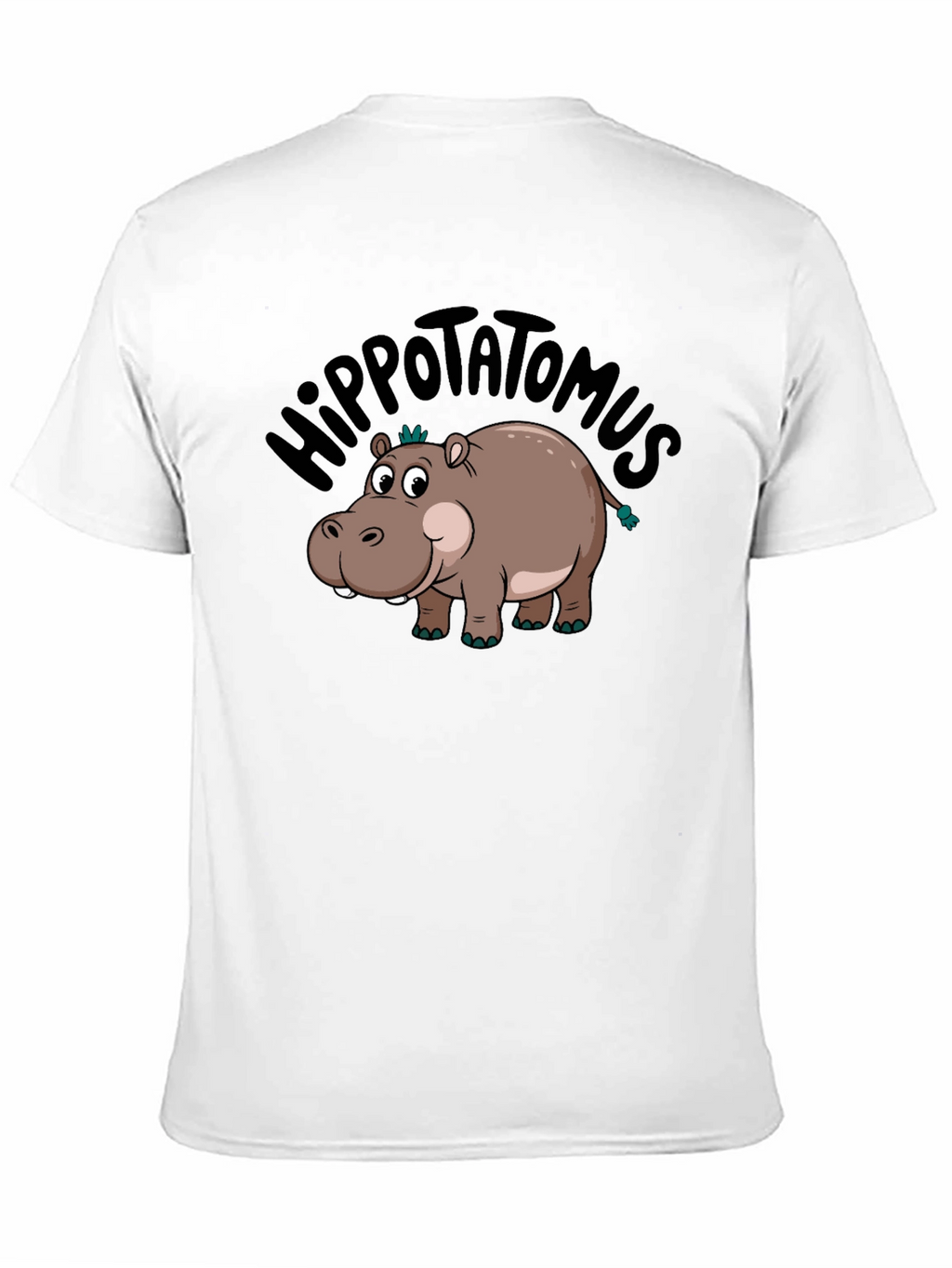 Hippo-tatomus T-Shirt: Funny Cartoon Graphic Tee