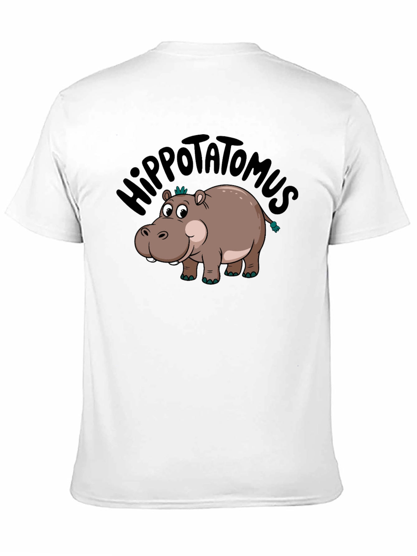 Hippo-tatomus T-Shirt: Funny Cartoon Graphic Tee