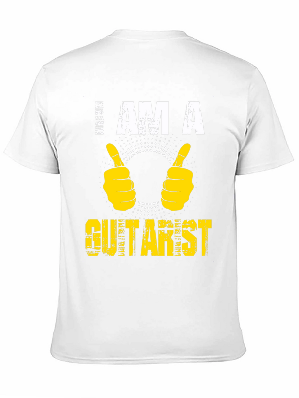 I Am A Guitarist Graphic T-Shirt - Black